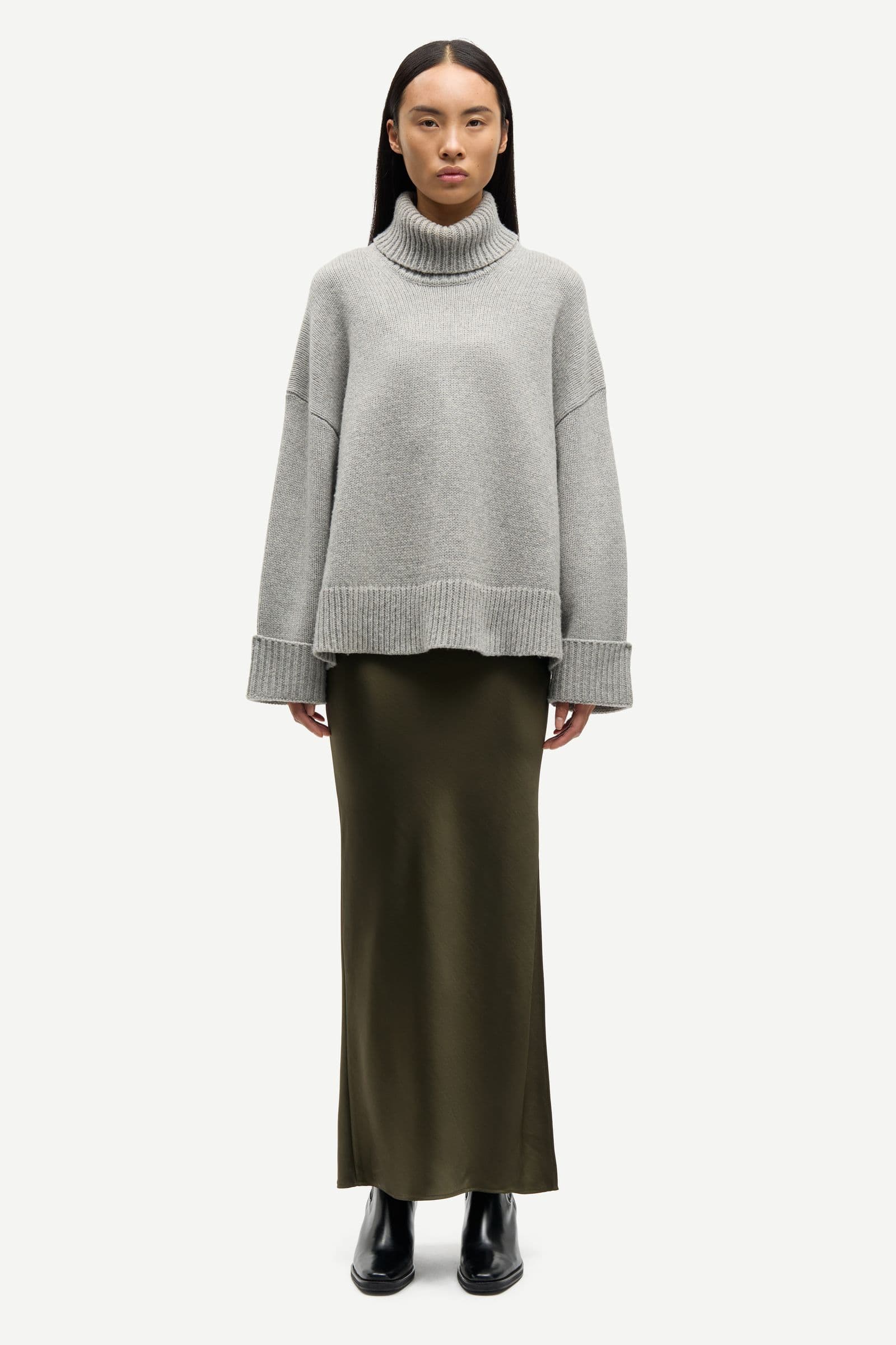 Sakeiku turtleneck 11250 Grey mel.