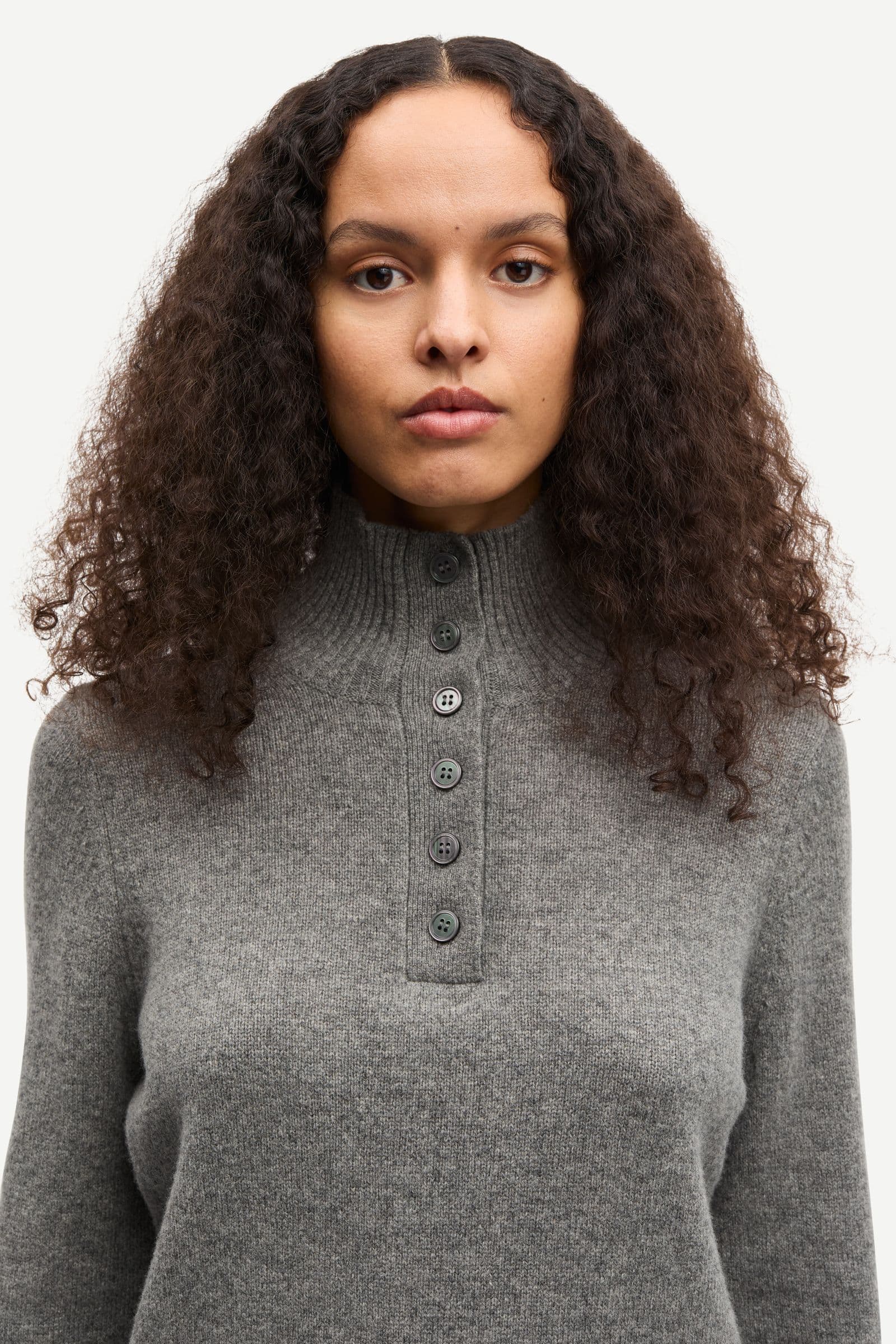 Saelif turtleneck 15010 Dark Grey Mel.
