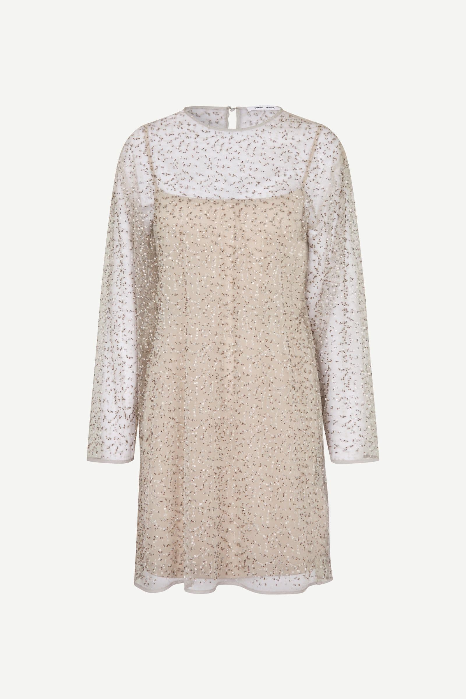 Samally short dress 15264 Pumice Stone