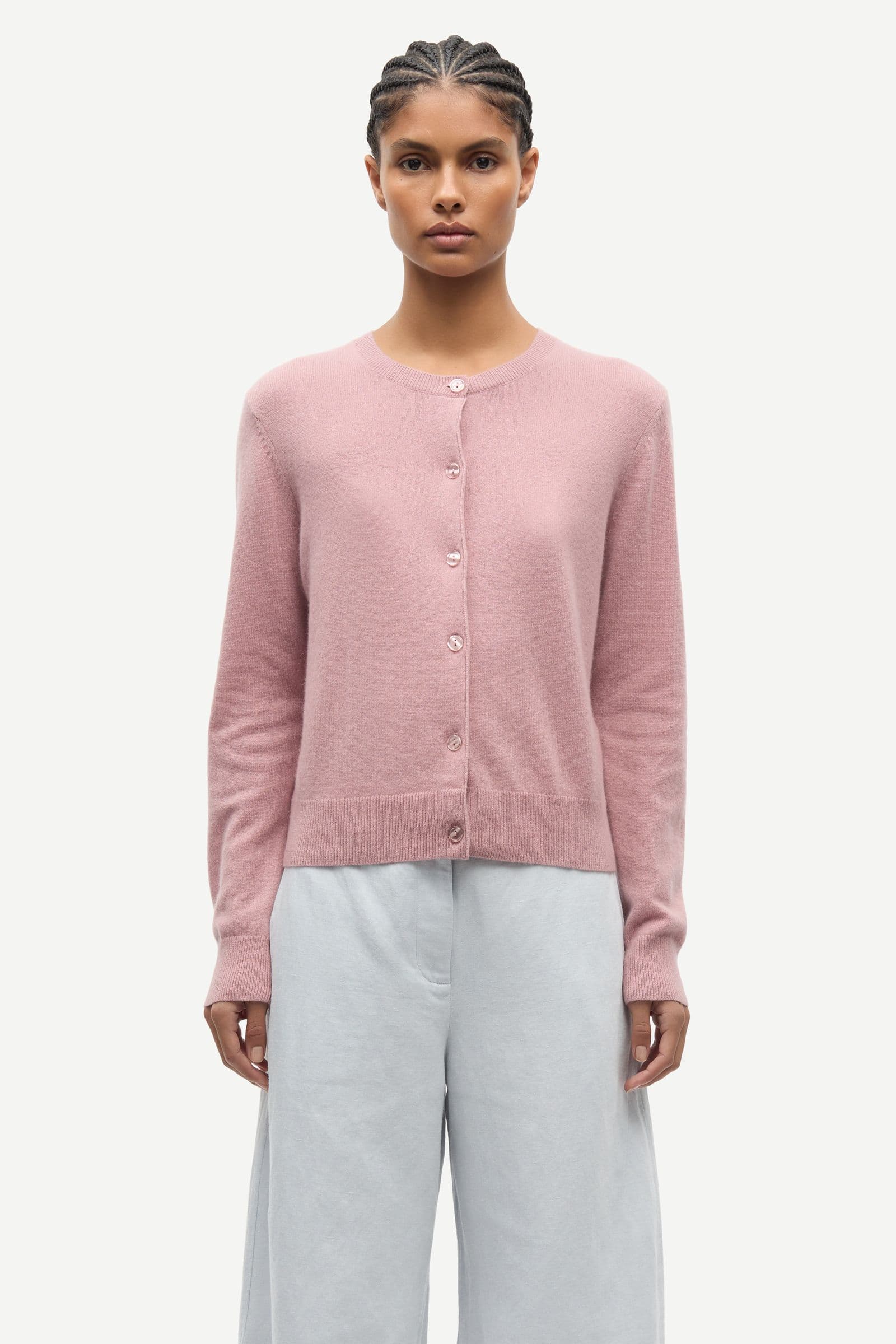 Saboston cardigan 6304 Orchid Haze Mel.