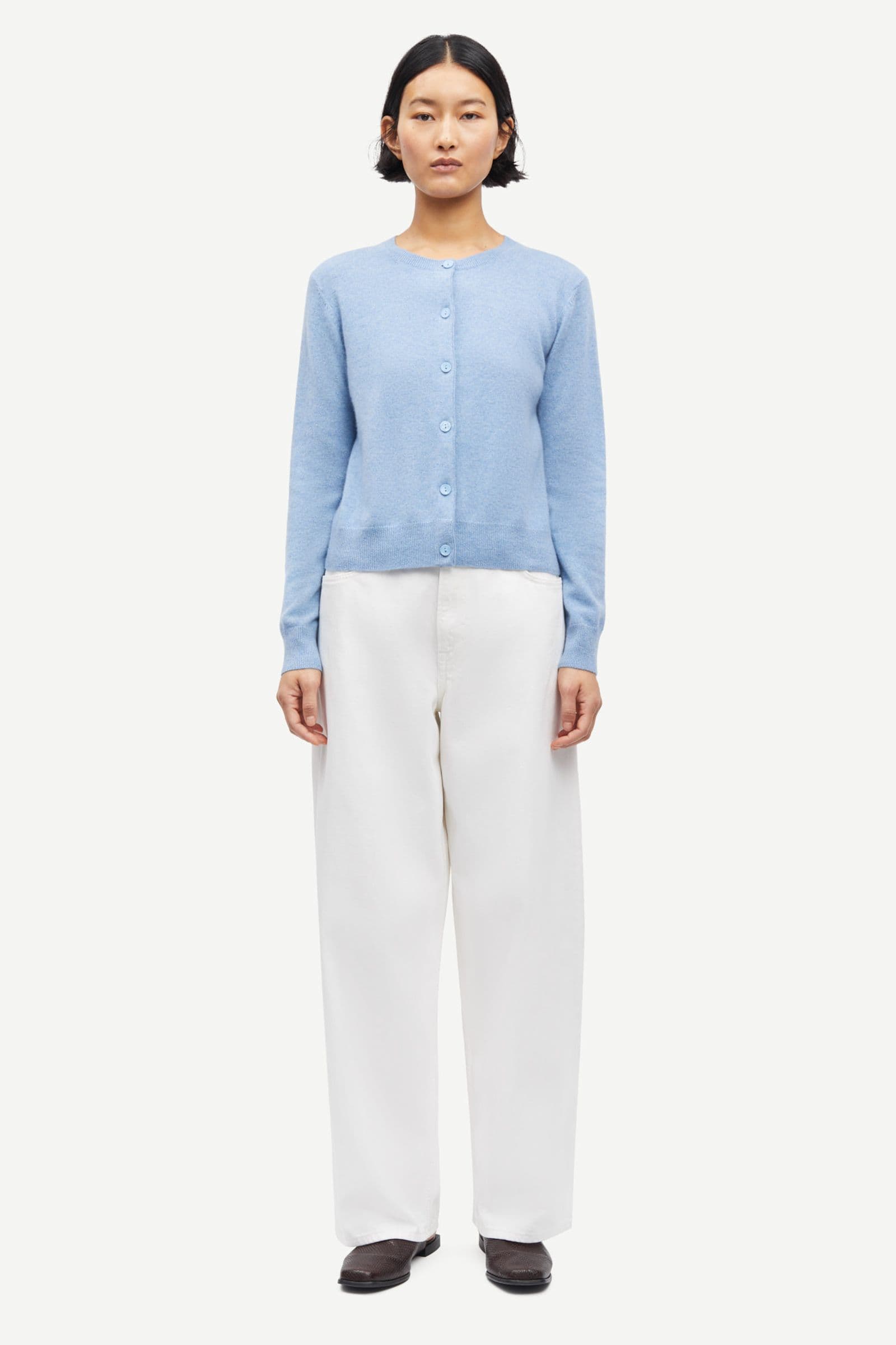 Saboston Cardigan 6304 Blue Denim Mel.