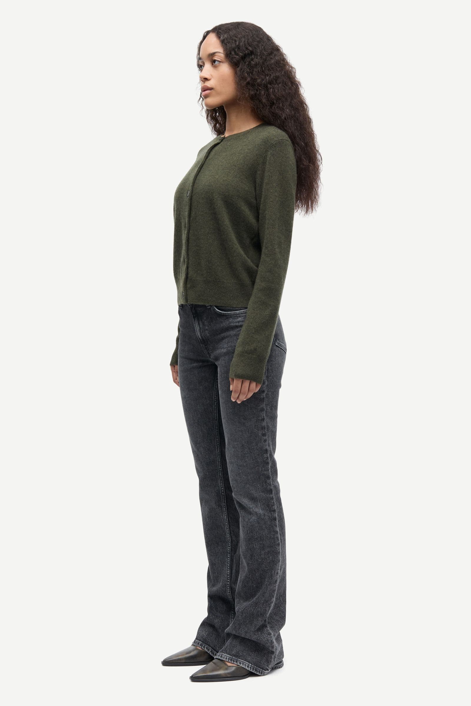 Saboston Cardigan 6304 Dark Evergreen