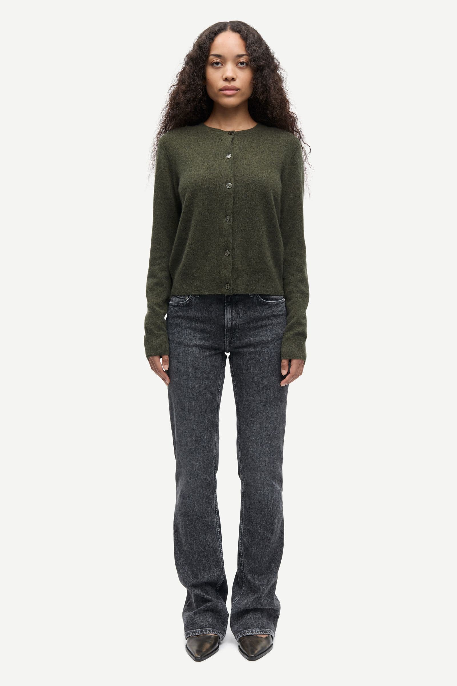 Saboston Cardigan 6304 Dark Evergreen