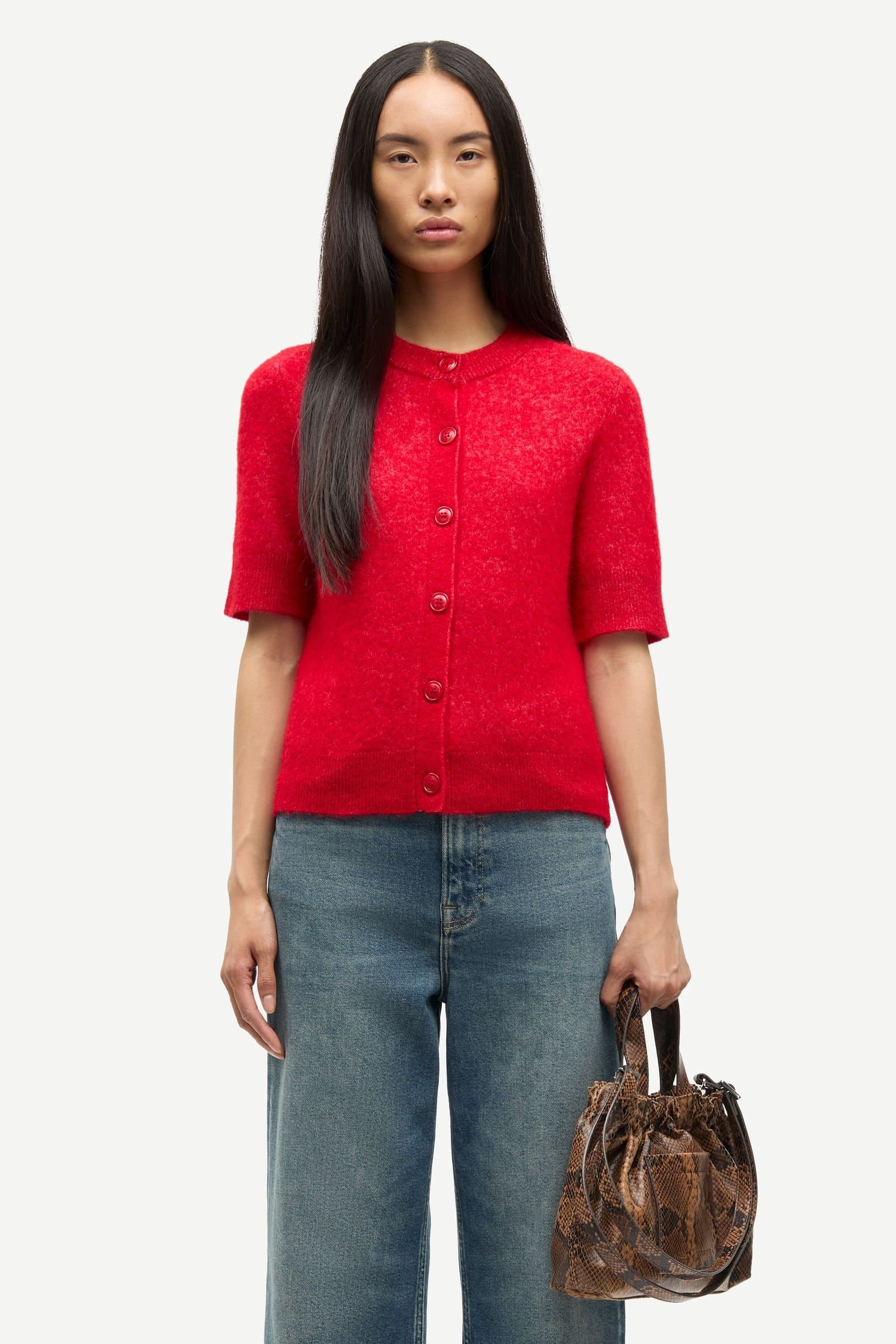 Sanoura ss cardigan 15556 Haute Red