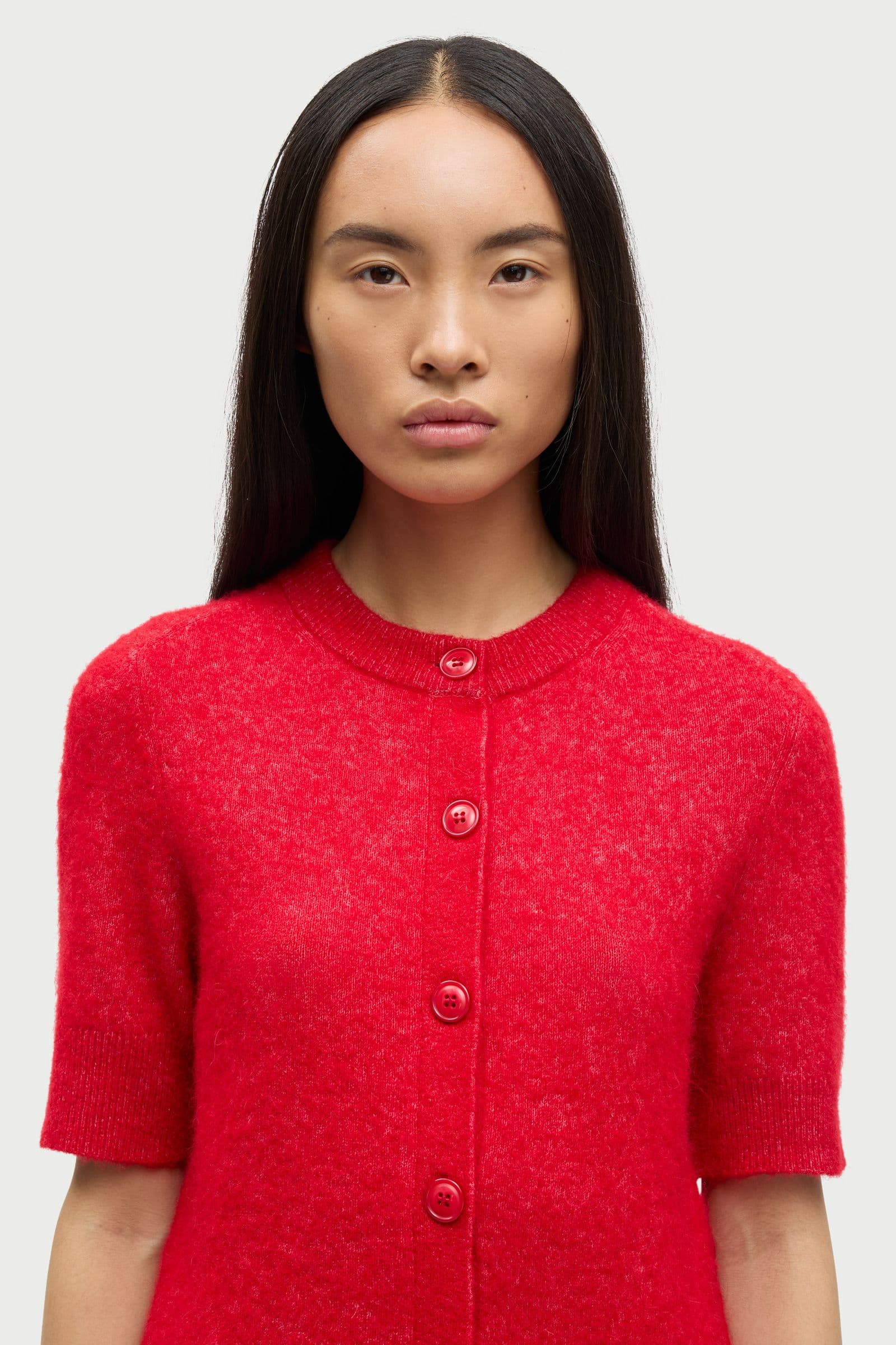 Sanoura ss cardigan 15556 Haute Red
