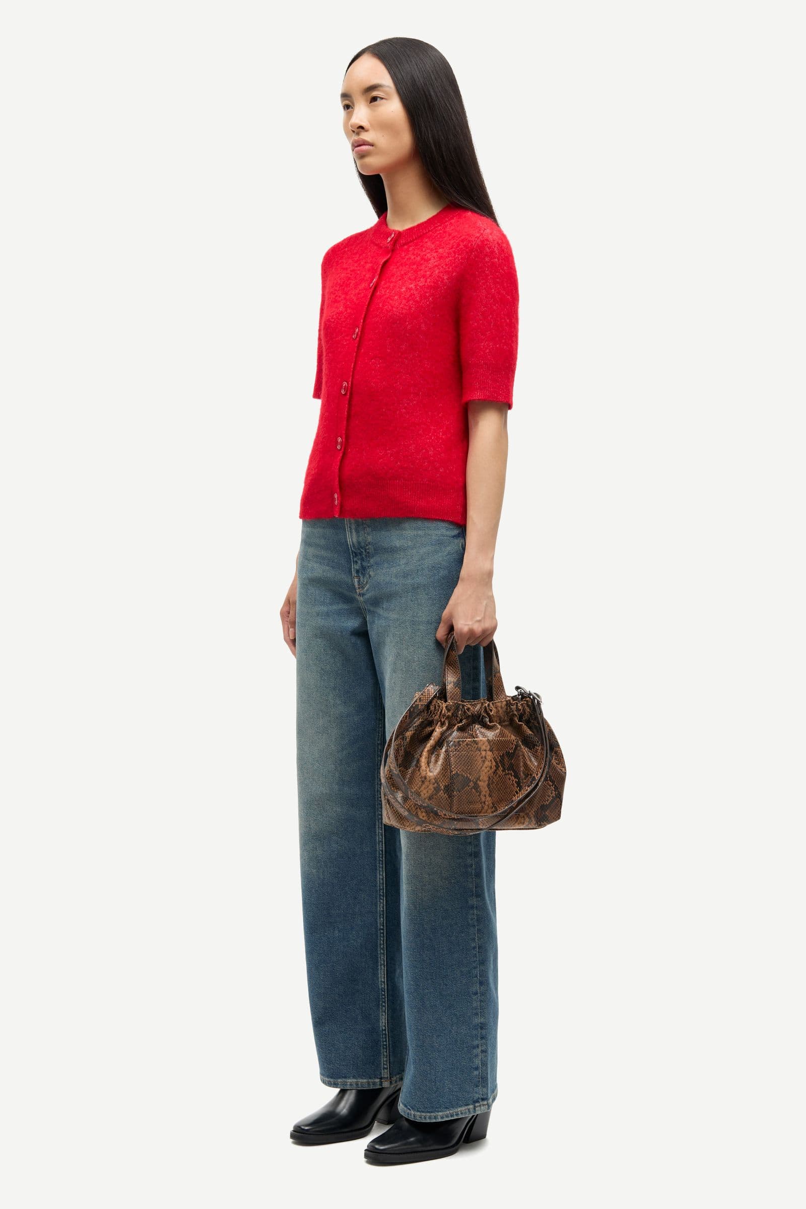 Sanoura ss cardigan 15556 Haute Red