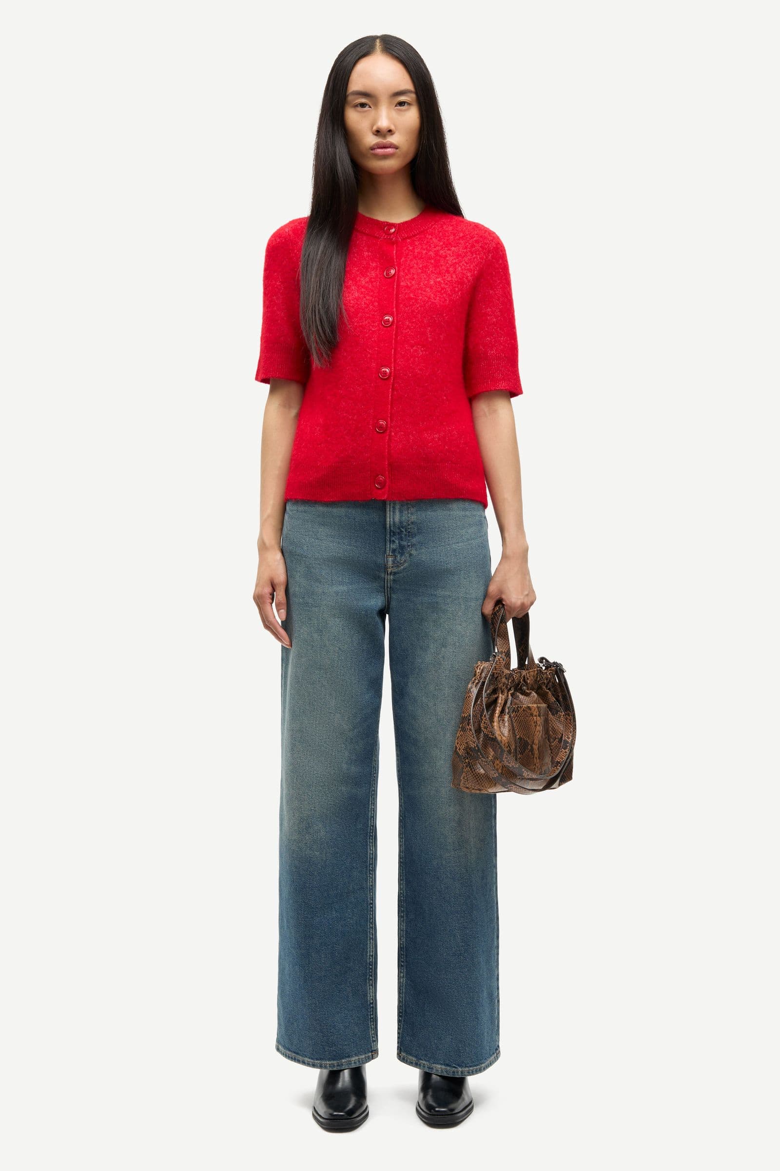 Sanoura ss cardigan 15556 Haute Red