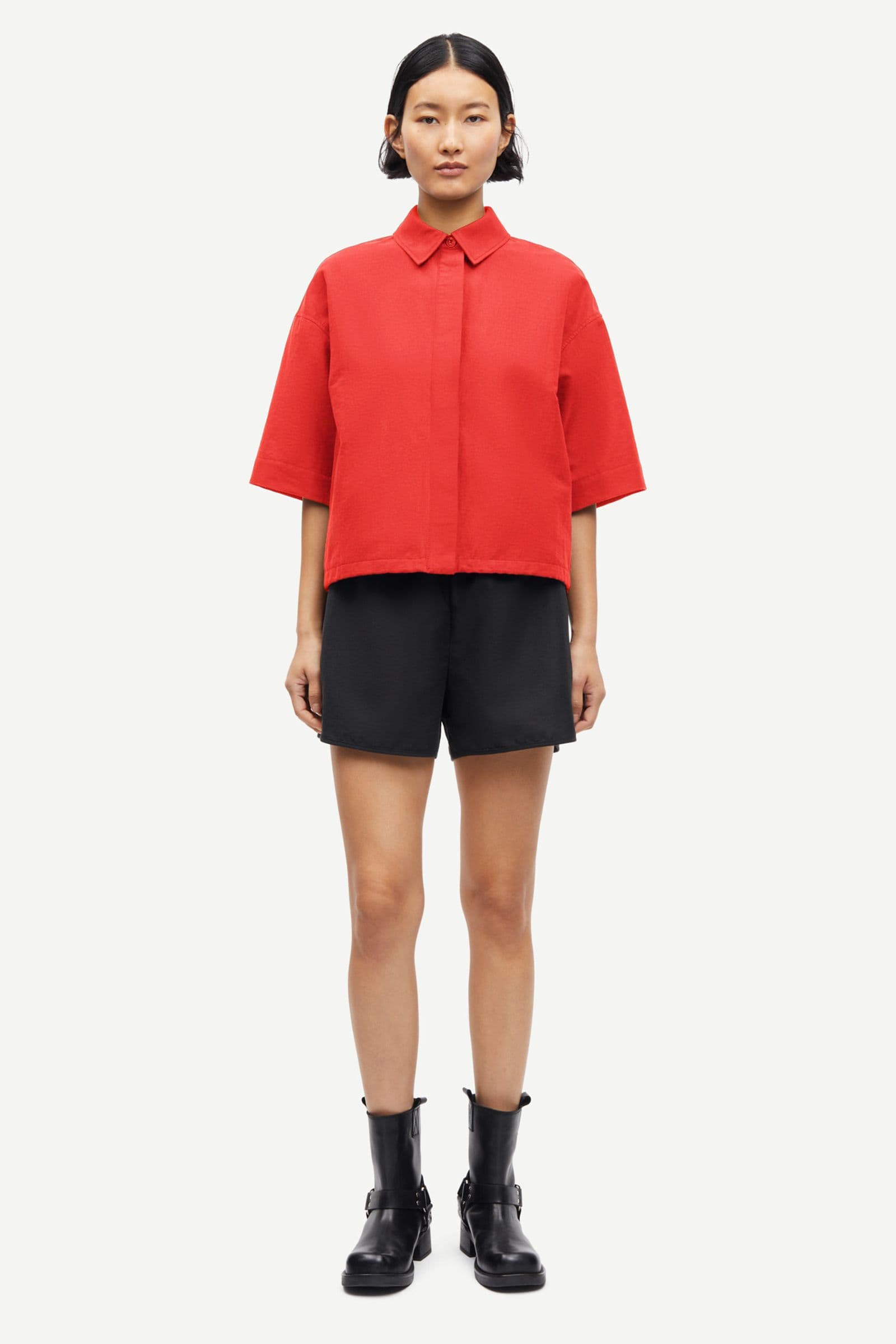 Salula shirt 15665 FLAME SCARLET