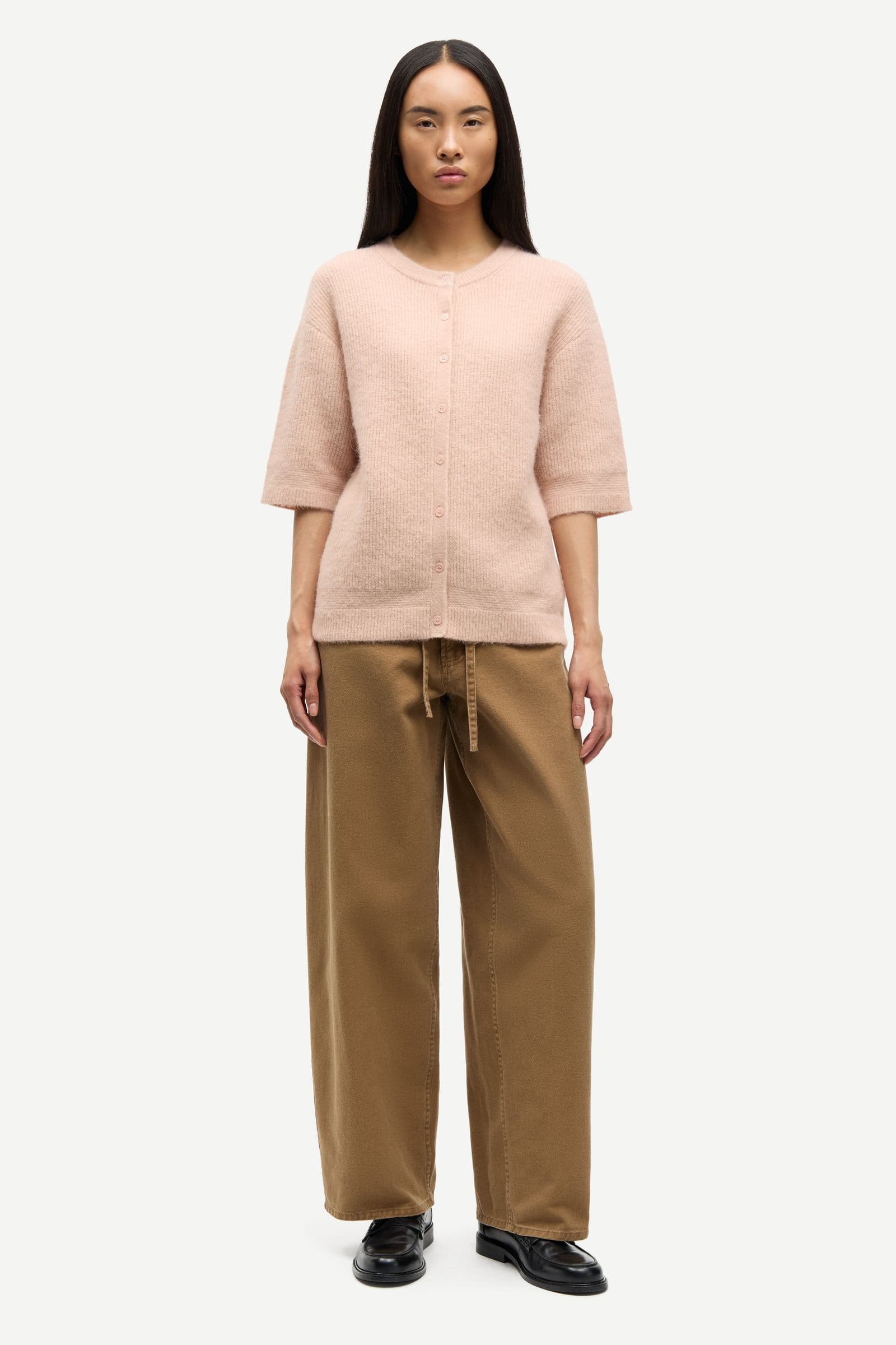 Saanoura ss cardigan 7355 Cameo Rose