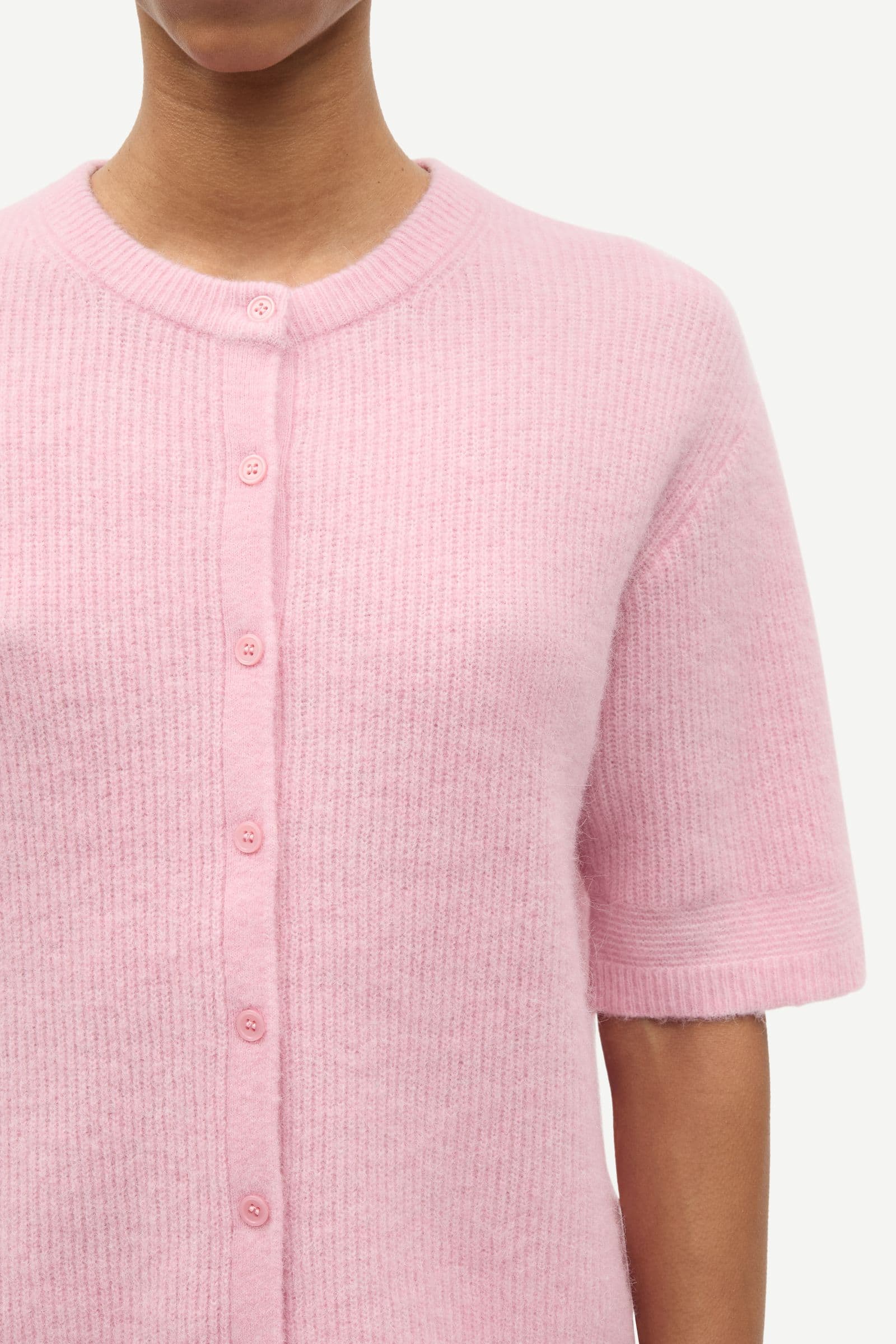 Saanoura ss cardigan 7355 Bleached Mauve