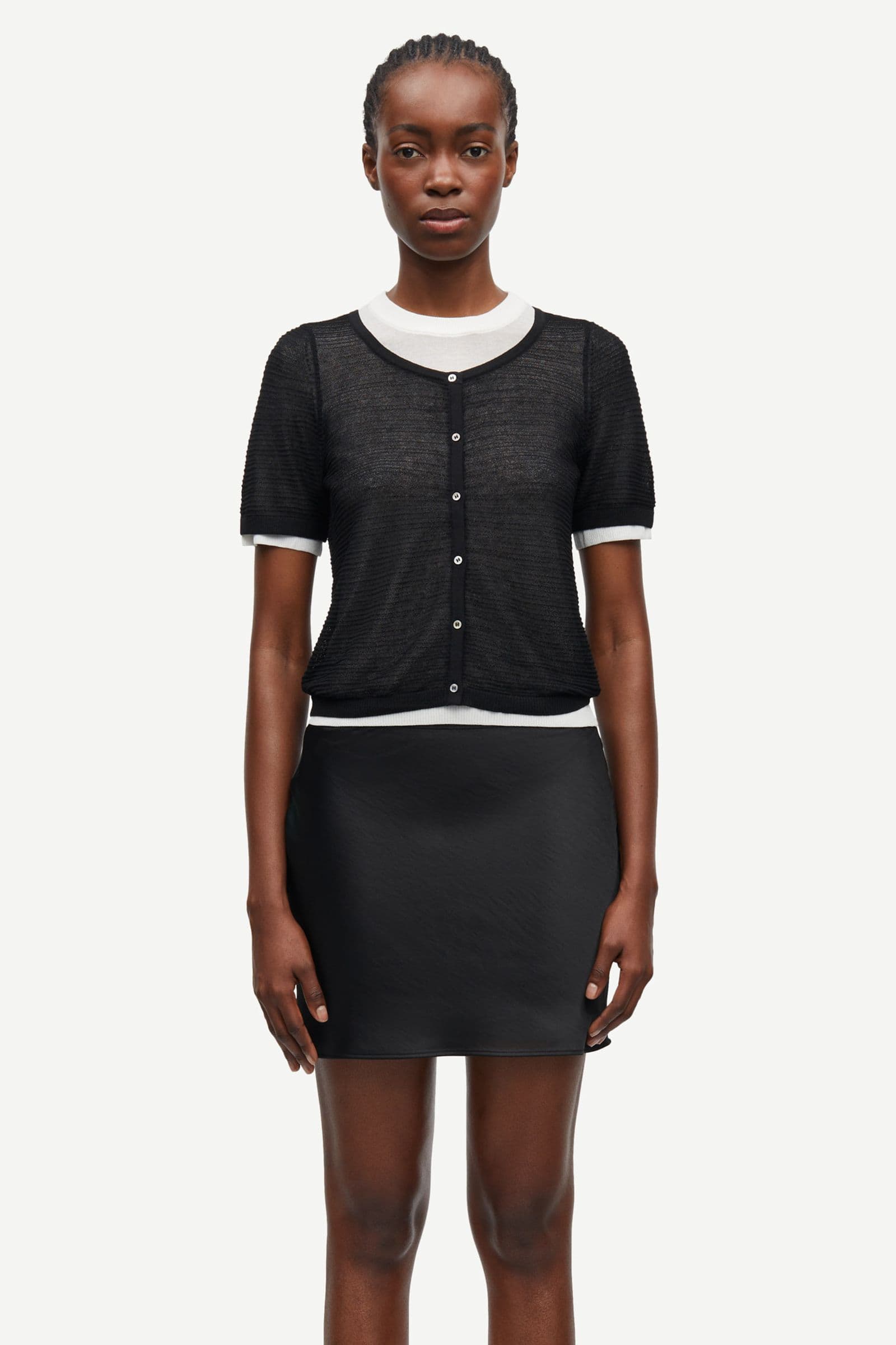 Sapena ss cardigan 15635 Black