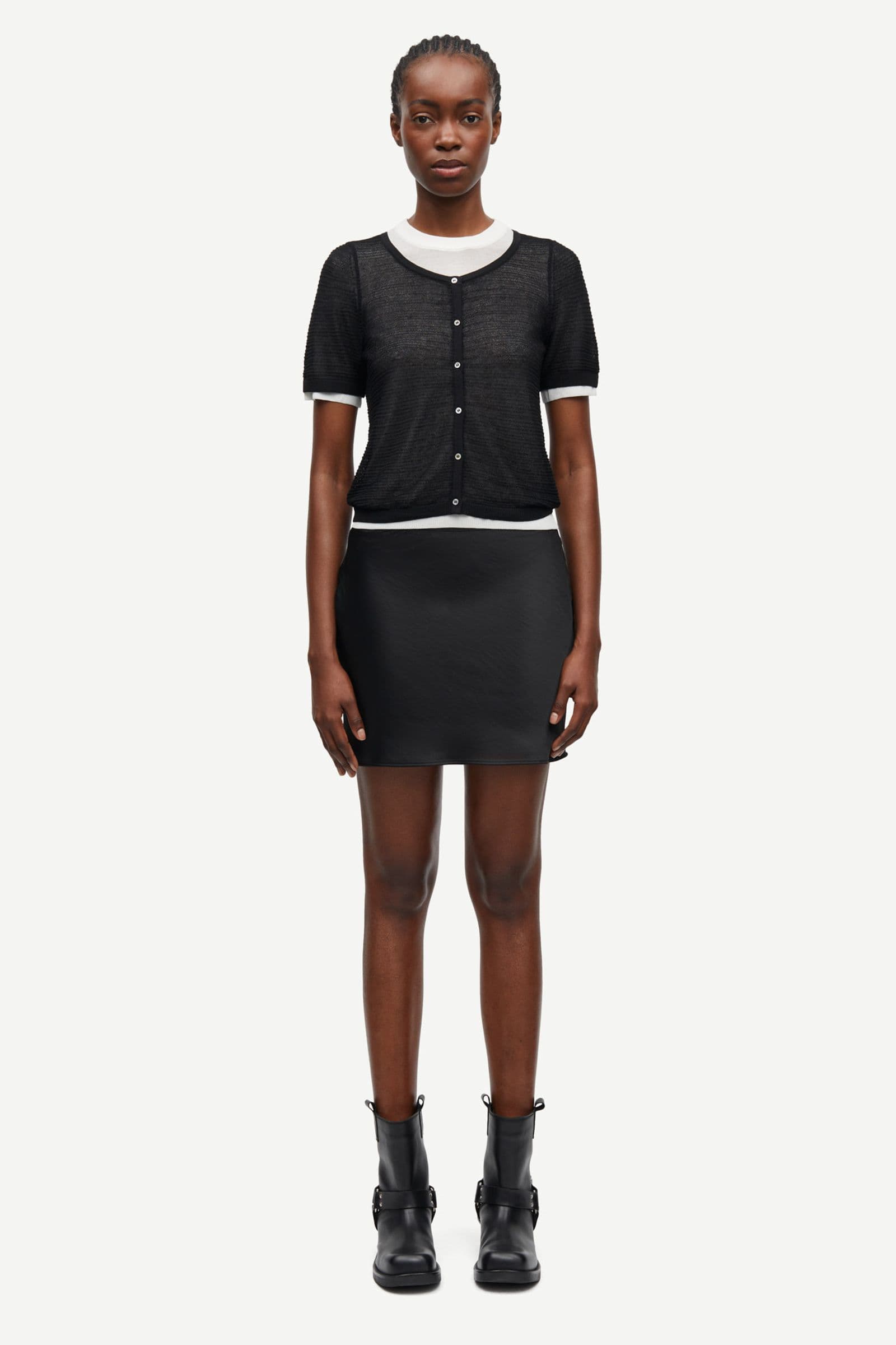 Sapena ss cardigan 15635 Black