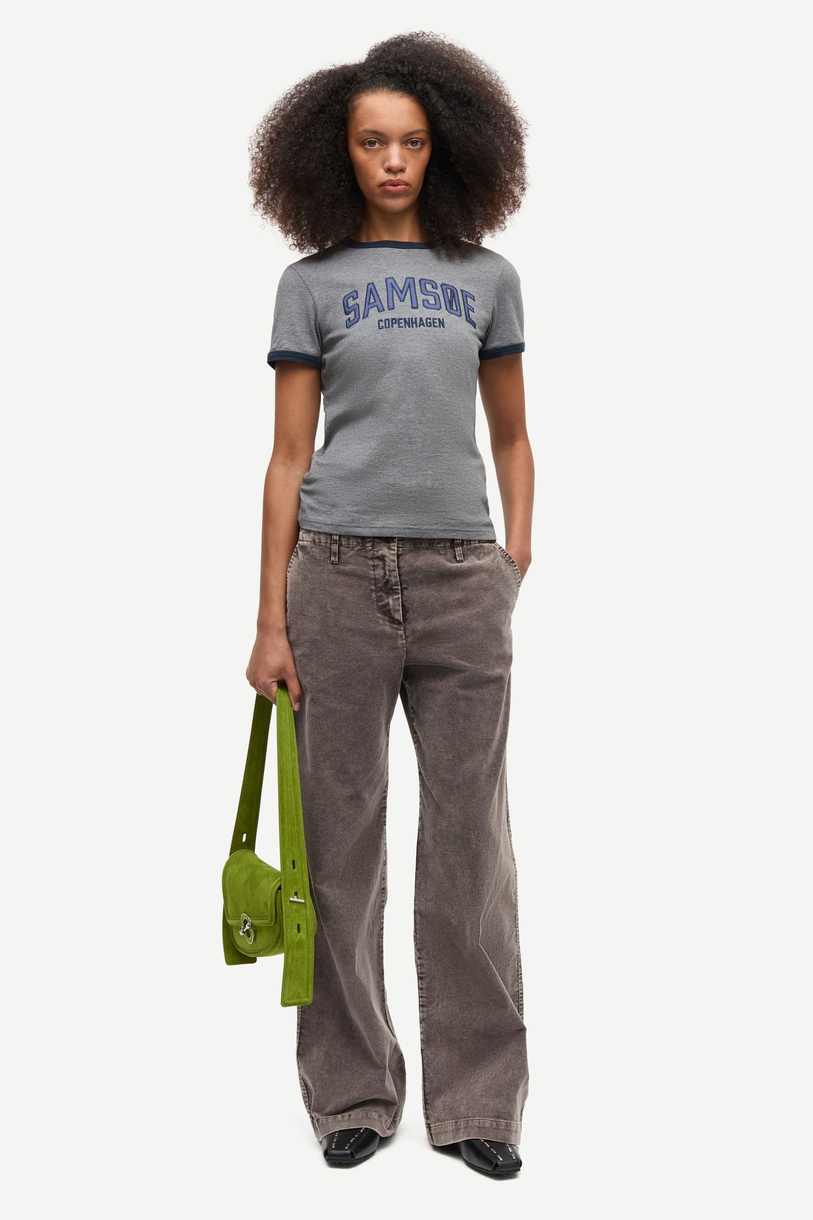 Sabond ss t-shirt 15318 Mid Grey Mel.