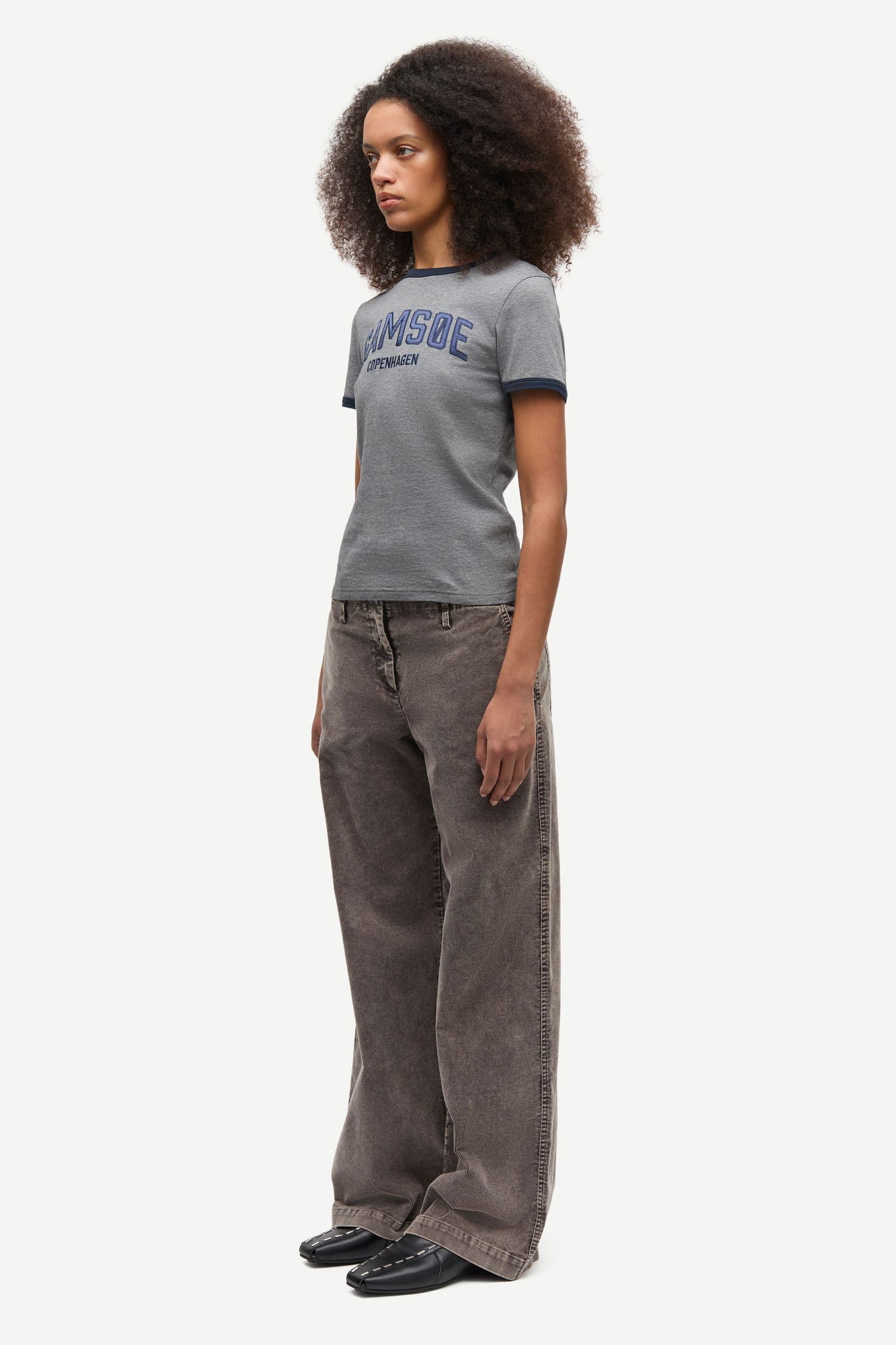 Sabond ss t-shirt 15318 Mid Grey Mel.