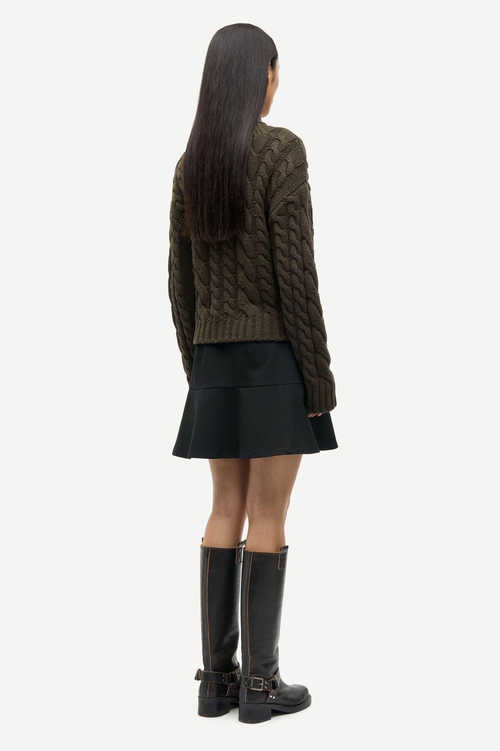 Saharriet zip cardigan 15732 Deep Forest