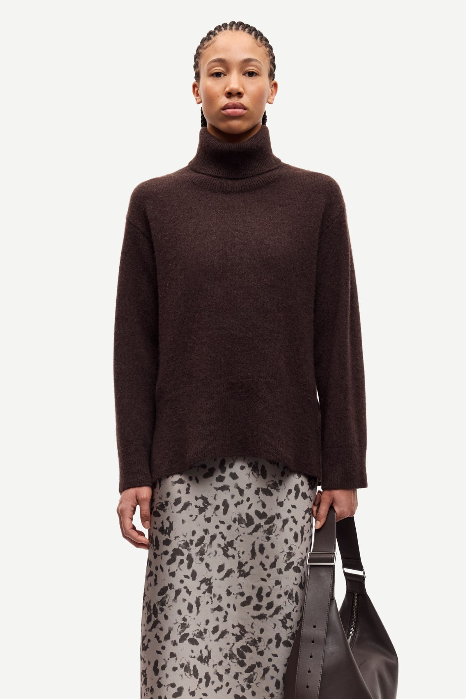 Samartina turtleneck 15722 Black Coffee