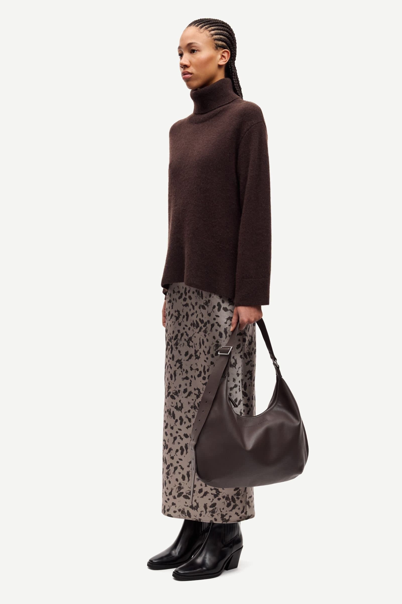 Samartina turtleneck 15722 Black Coffee