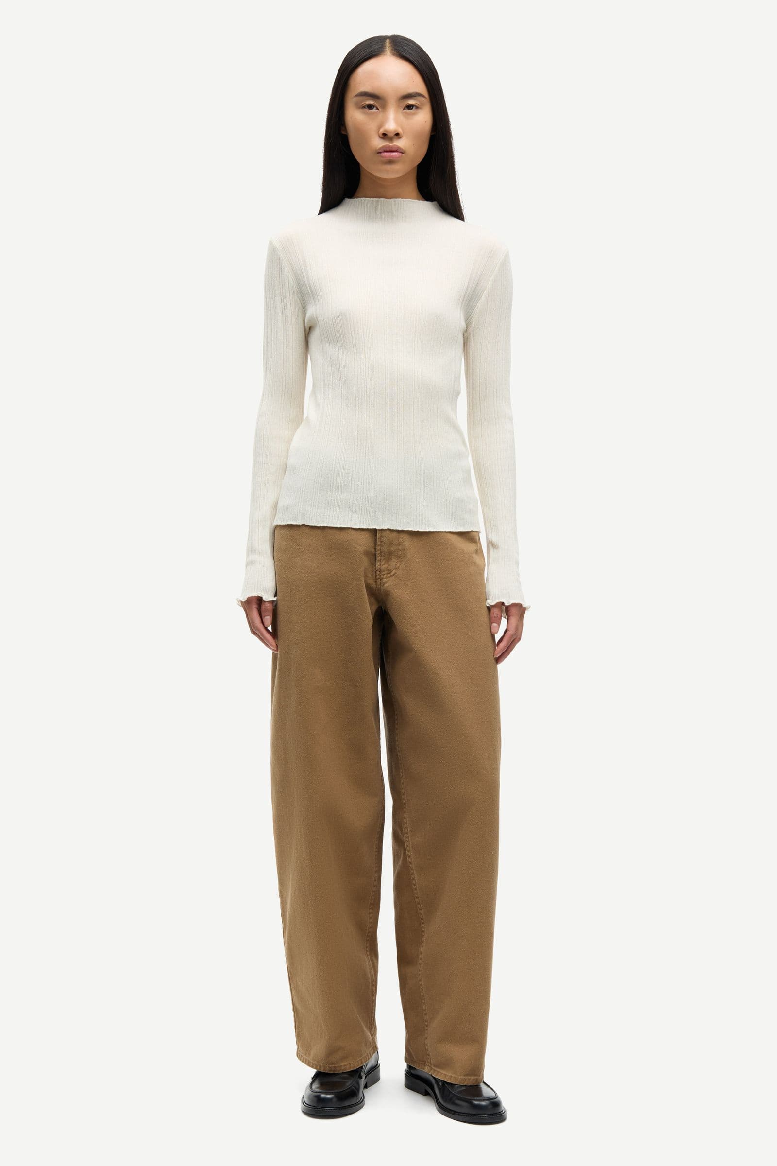 Sajose turtleneck 15735 Clear Cream