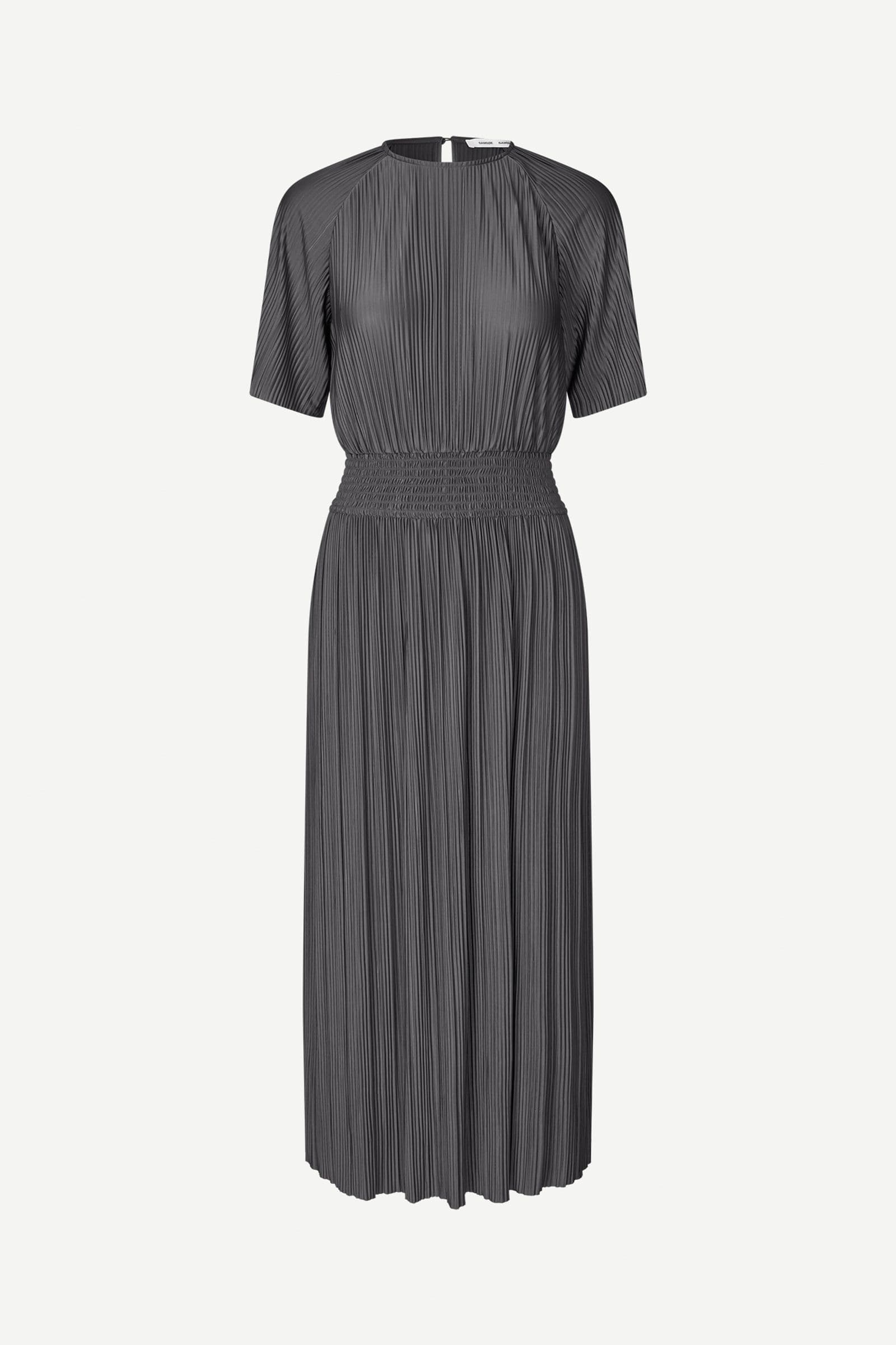 Sauma ss dress 10167 Gray Pinstripe