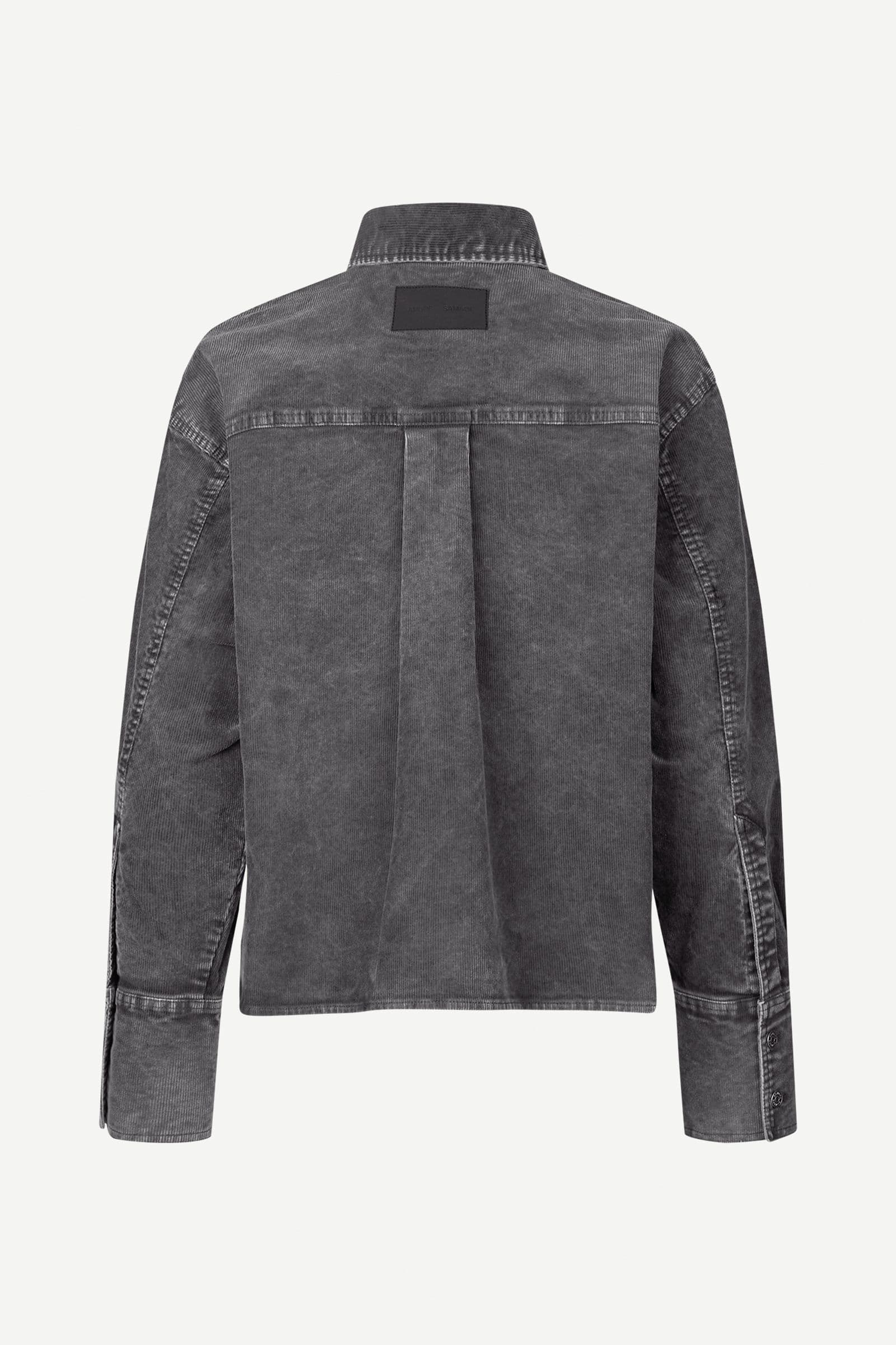 Sasofie patch pocket shirt 15792 Asphalt