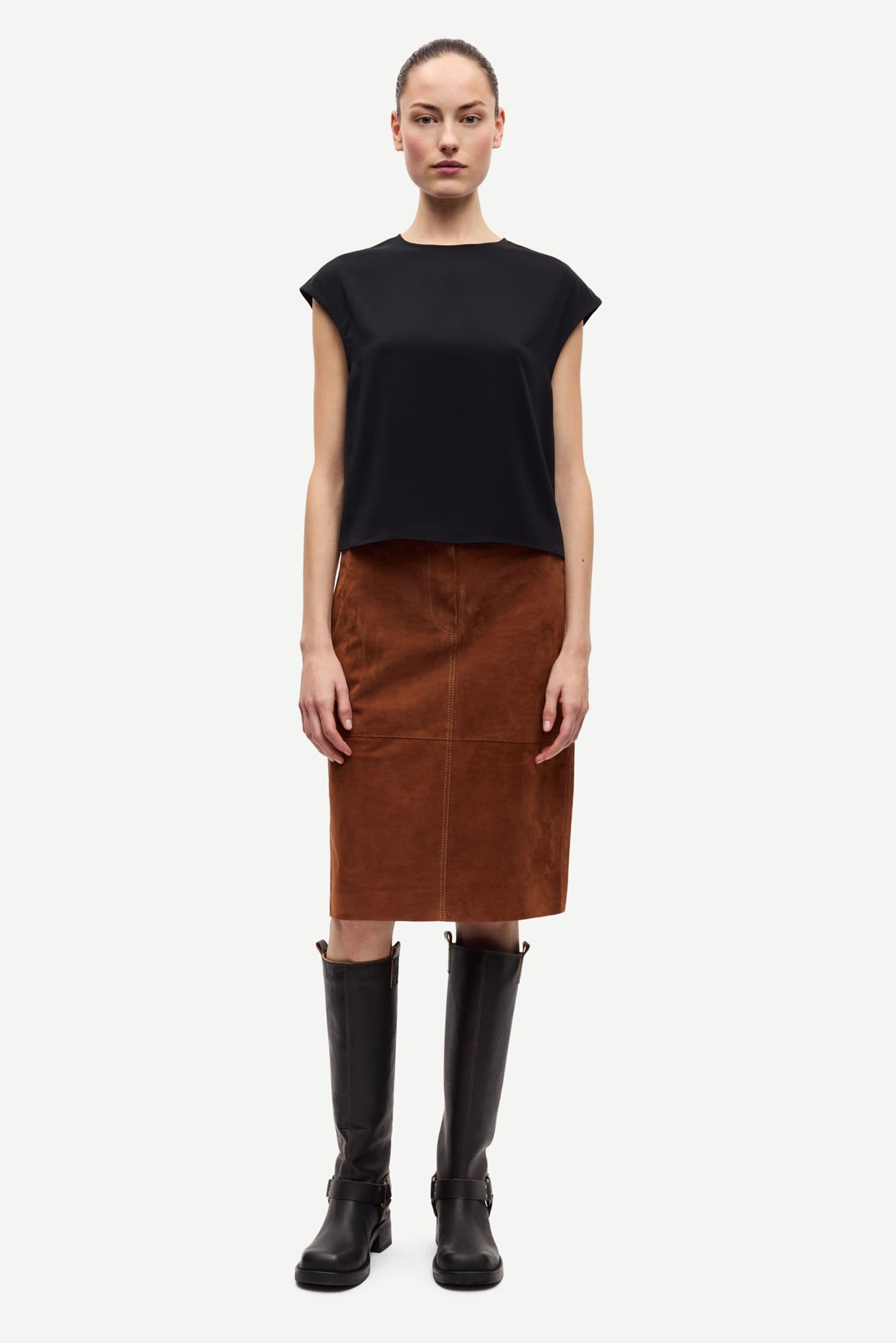 Savana midi skirt 15788 Tortoise Shell