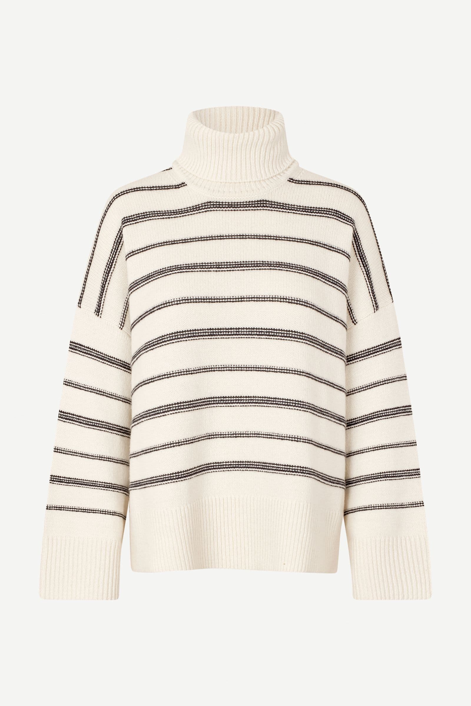 Sakeiku stripe turtleneck 11250 Clear Cream St.