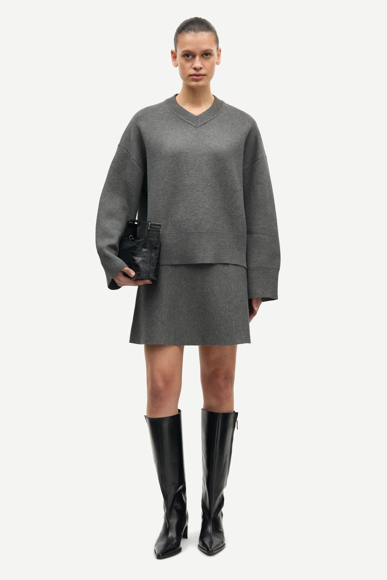 Salula skirt 15825 Dark grey