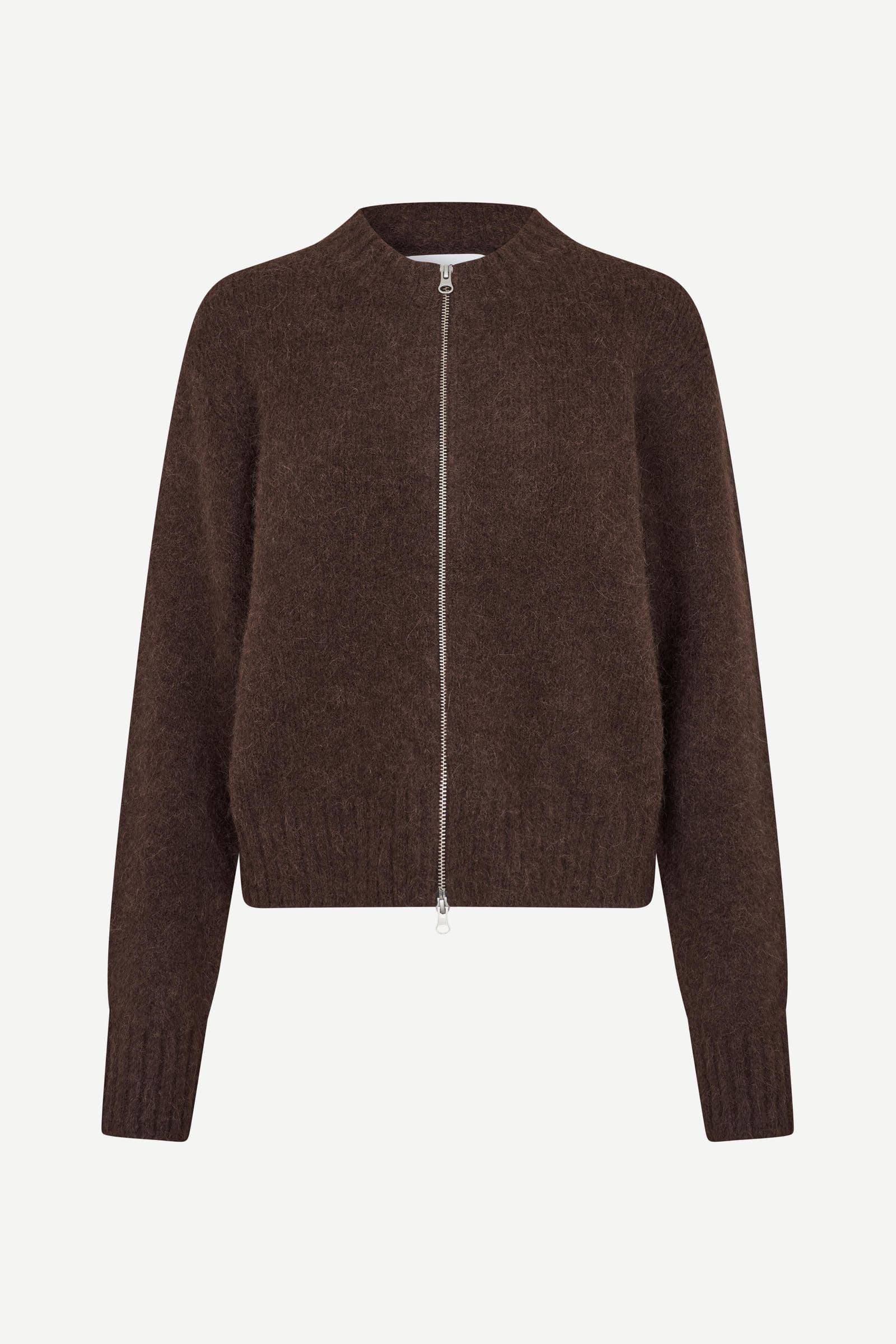 Sajeanine zip cardigan 15425 Black Coffee