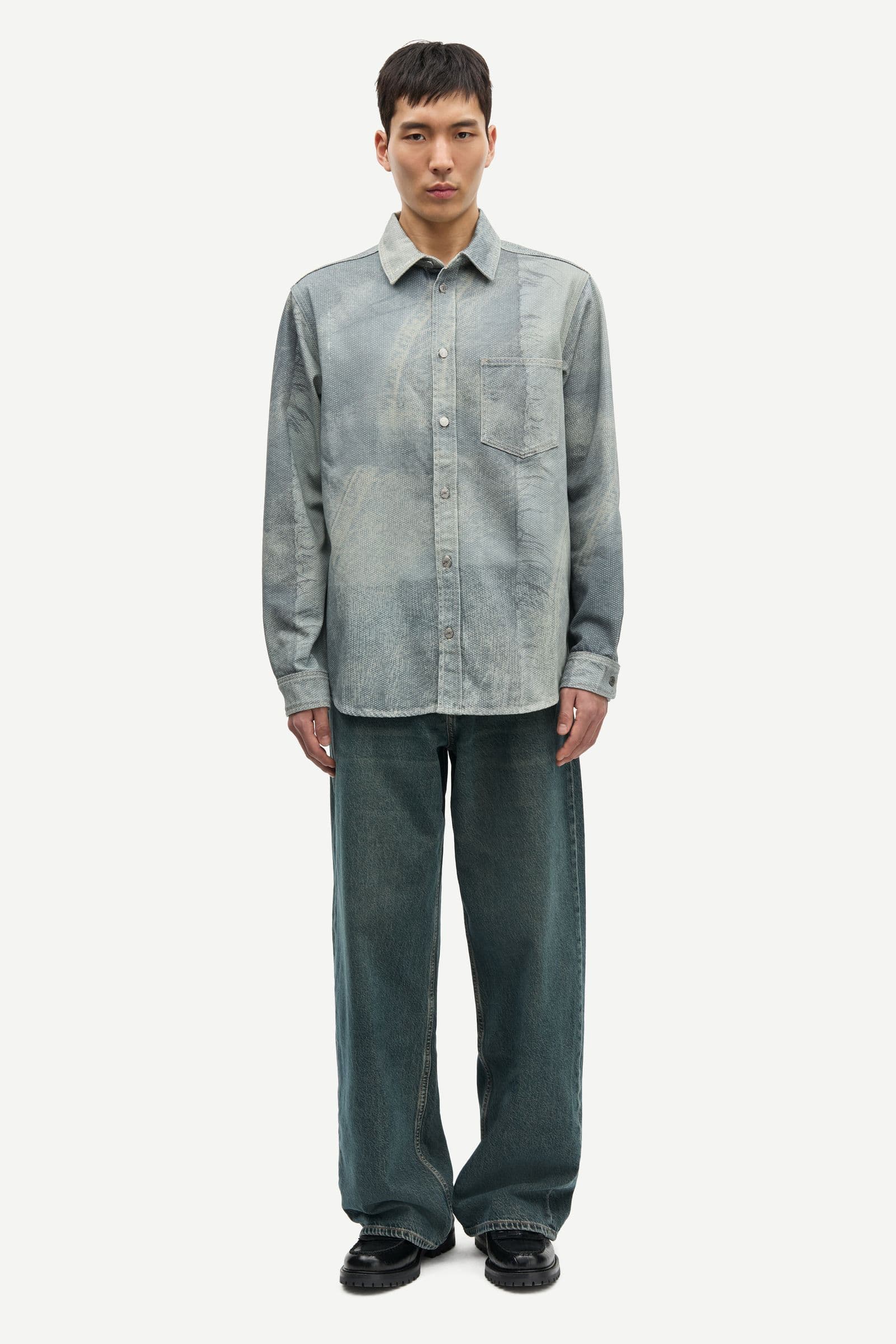 Sadamon shirt 15620 Textile Blue