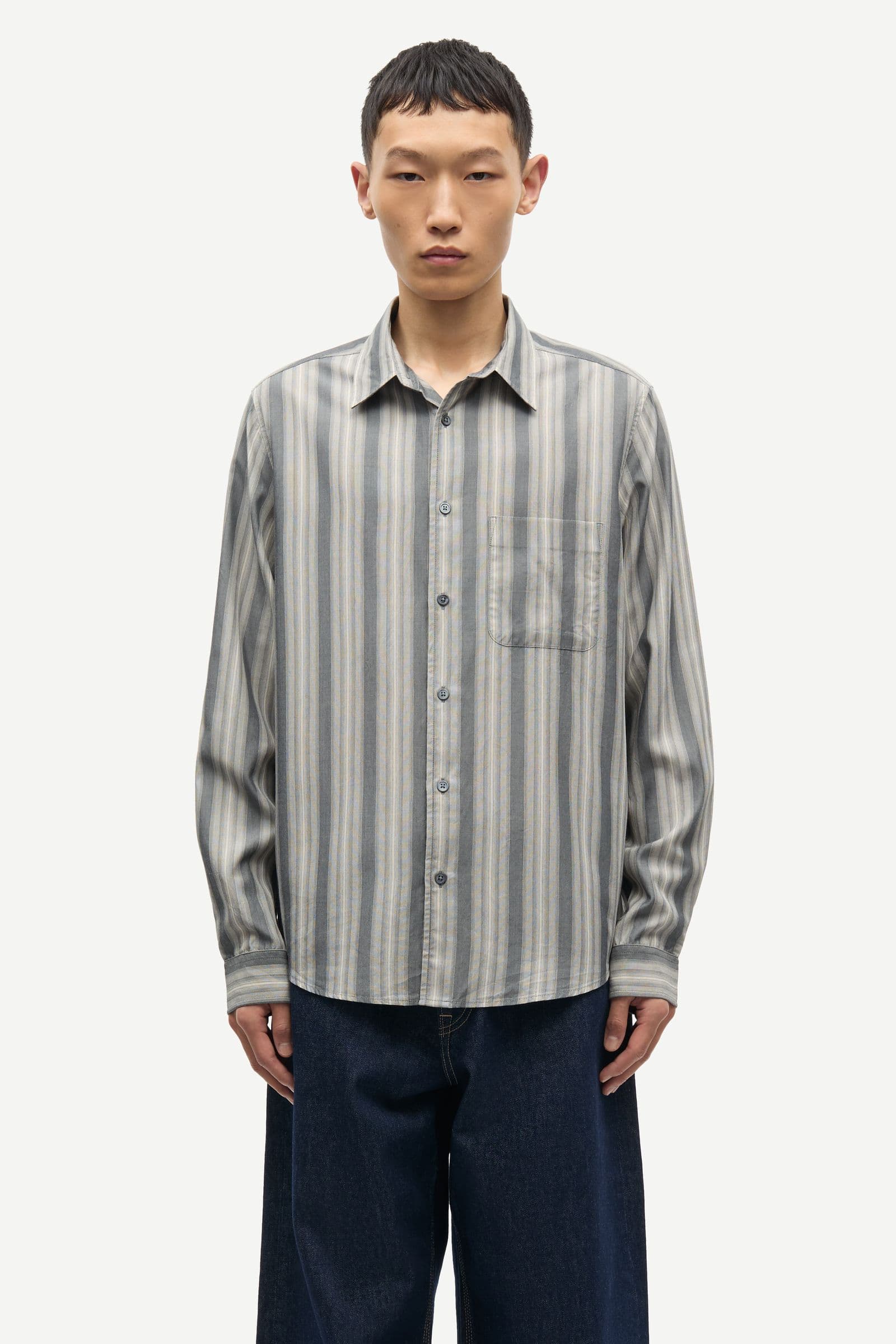 Saryan J shirt 15707 Ombre gray St.