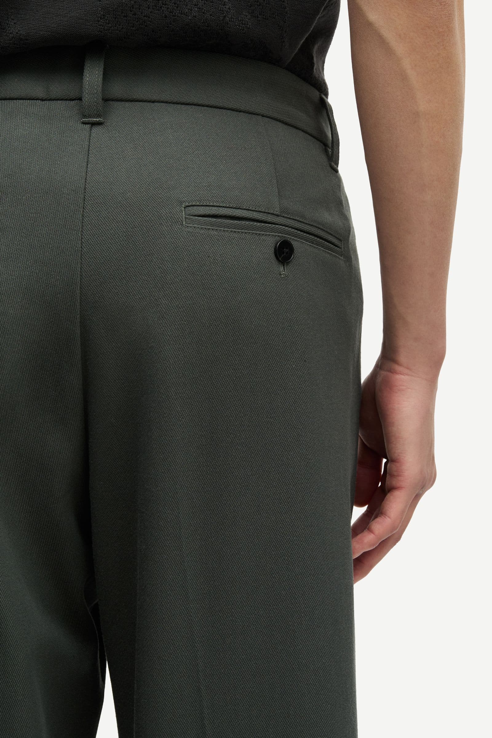 Sanoah trousers 15845 Dark Evergreen