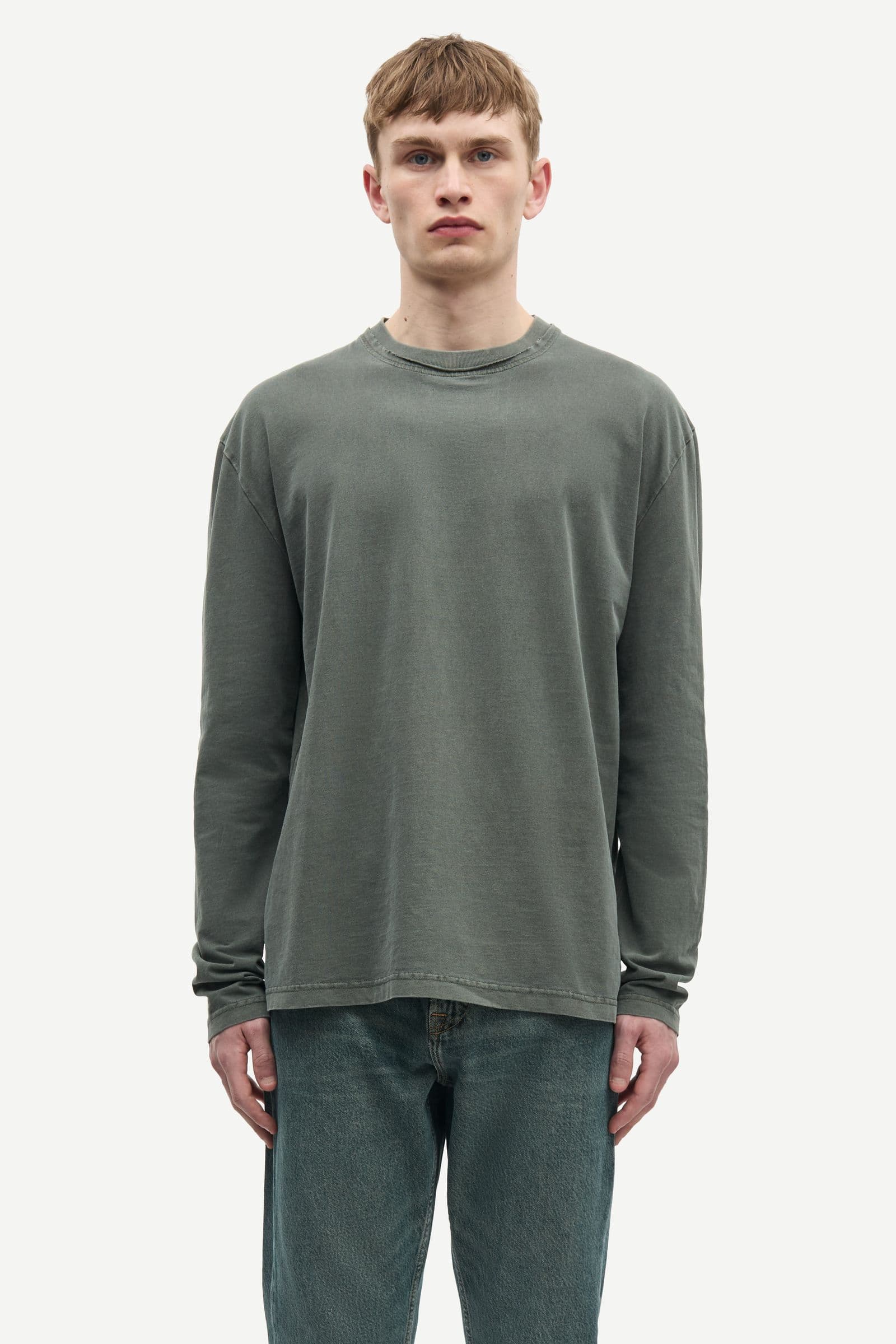 Saed t-shirt LS 15489 Dark Evergreen
