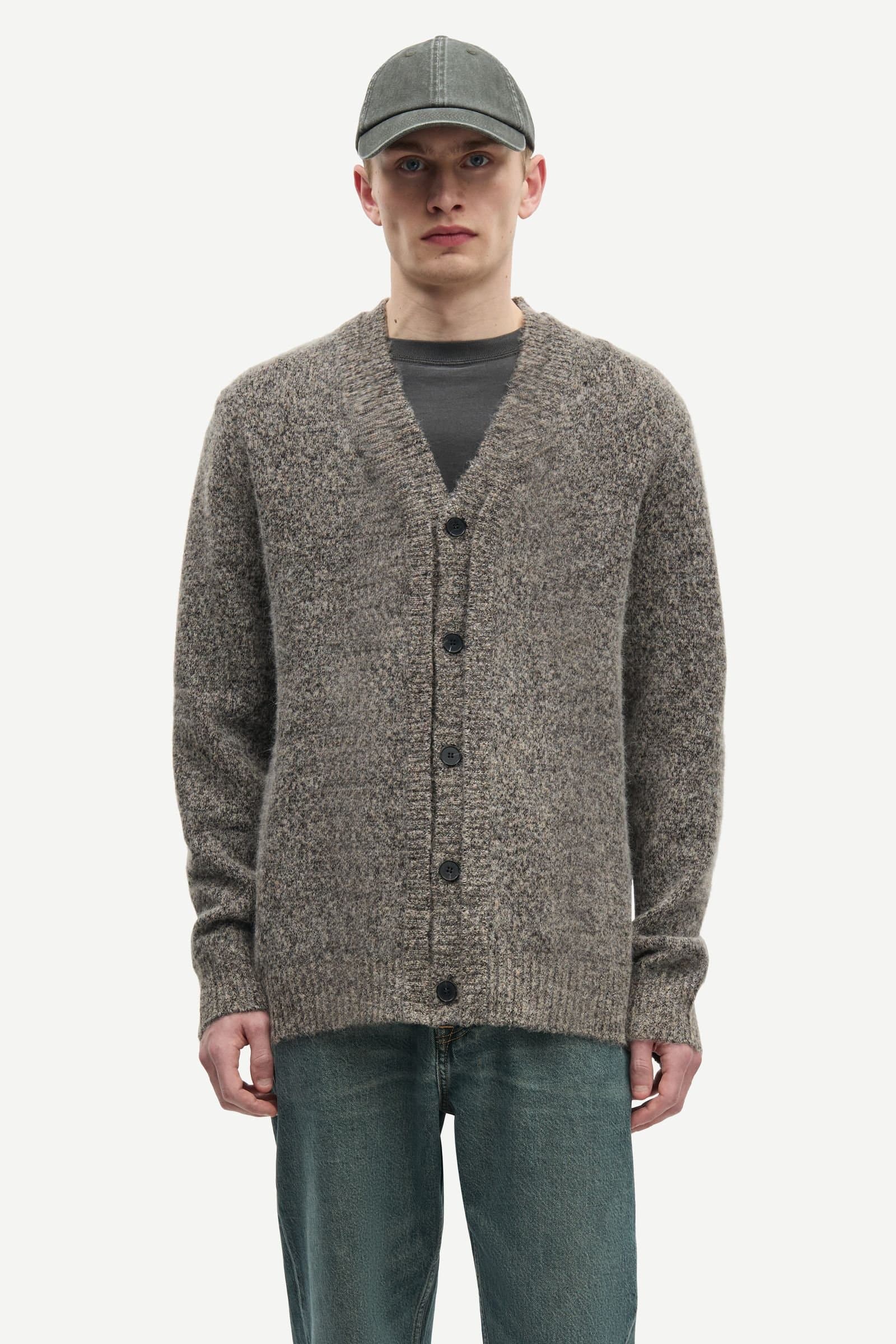 Safloyd cardigan 15827 Fossil Mel.