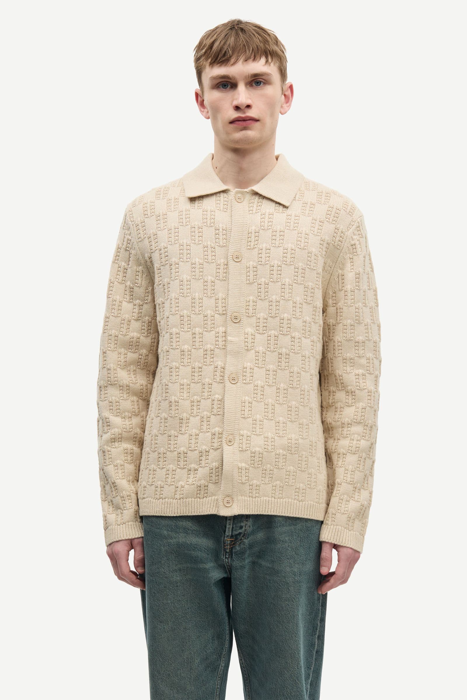 Sabrodie ls shirt 15861 Oatmeal