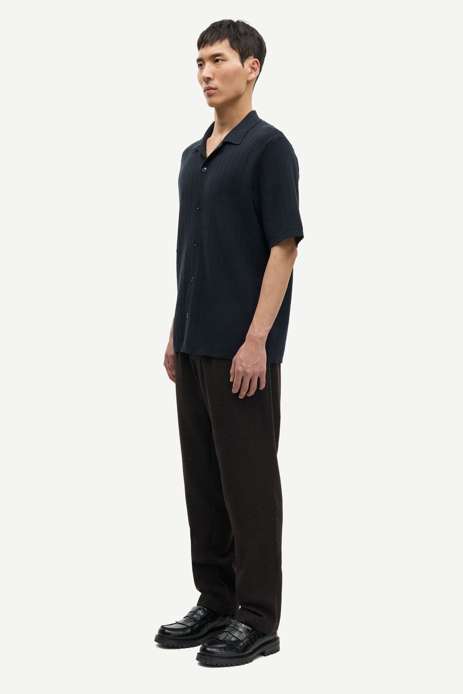 Sabertil trousers 15860 Black Coffee Mel.