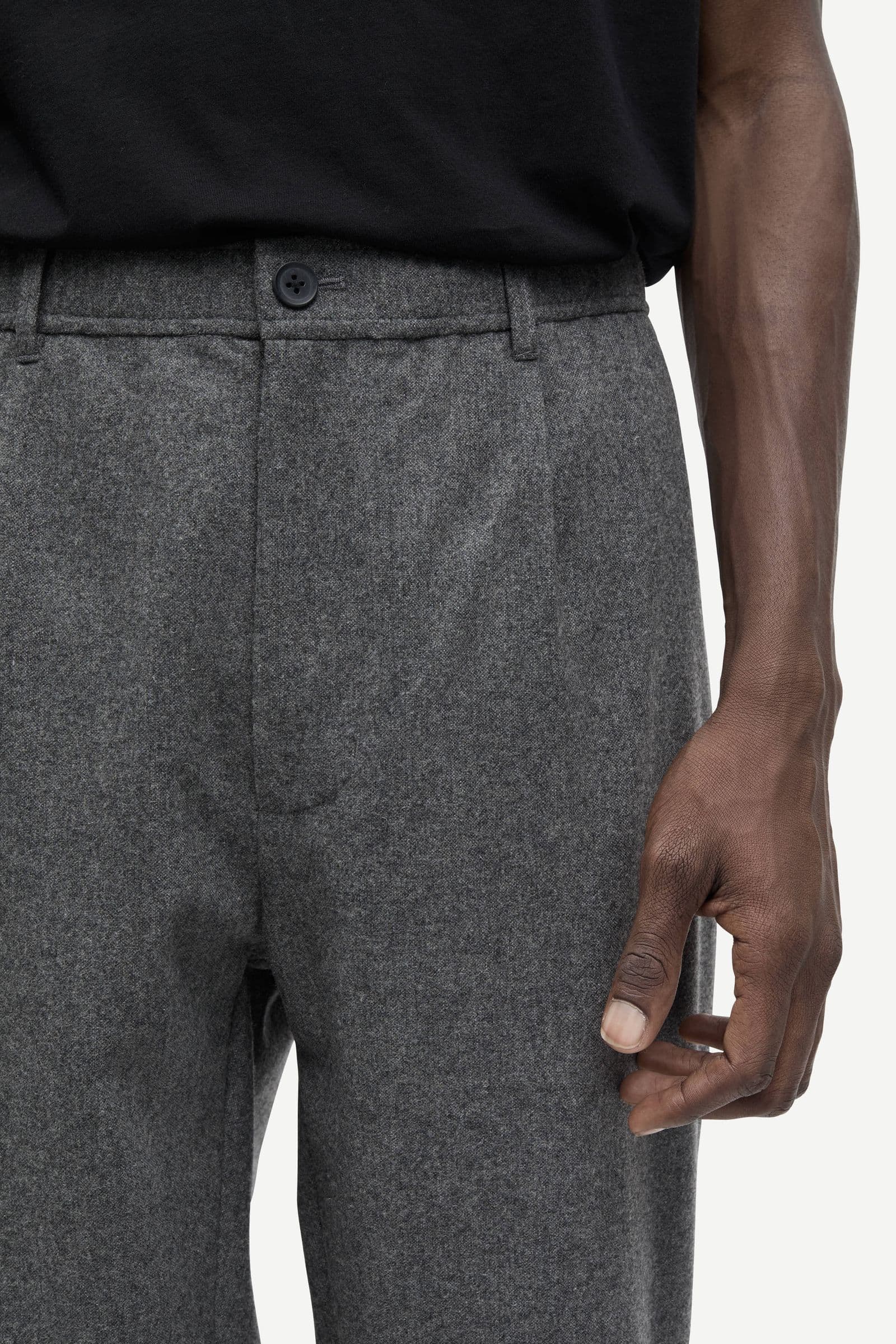 Sabertil trousers 15860 Dark Grey Mel.