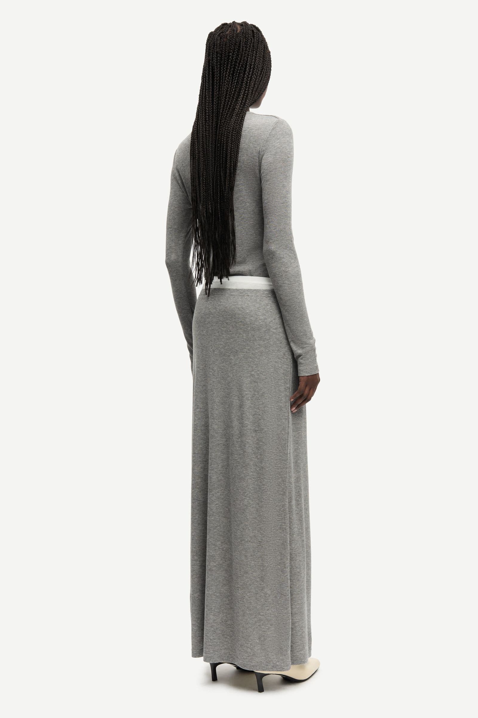 Sadou skirt 15886 Mid Grey Mel.