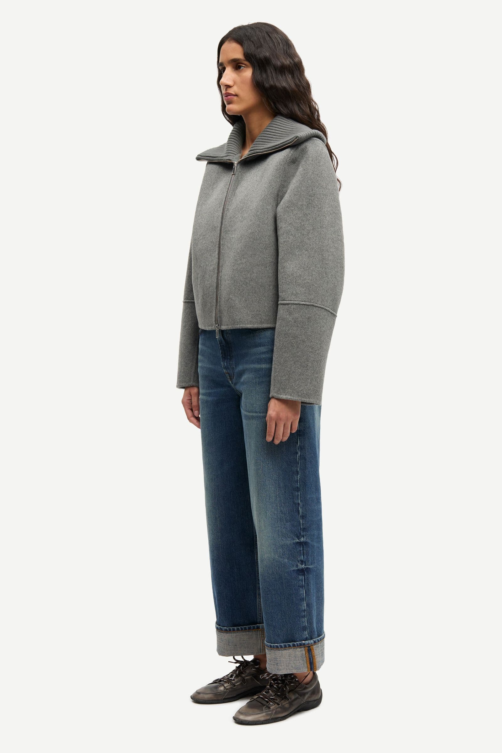 Sacleo jacket 15772 Gun Metal Mel.