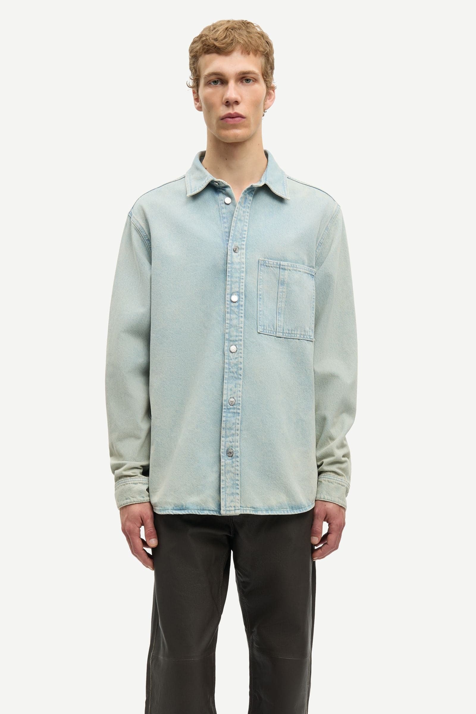 Sadamon work shirt 15990 Pale cloud