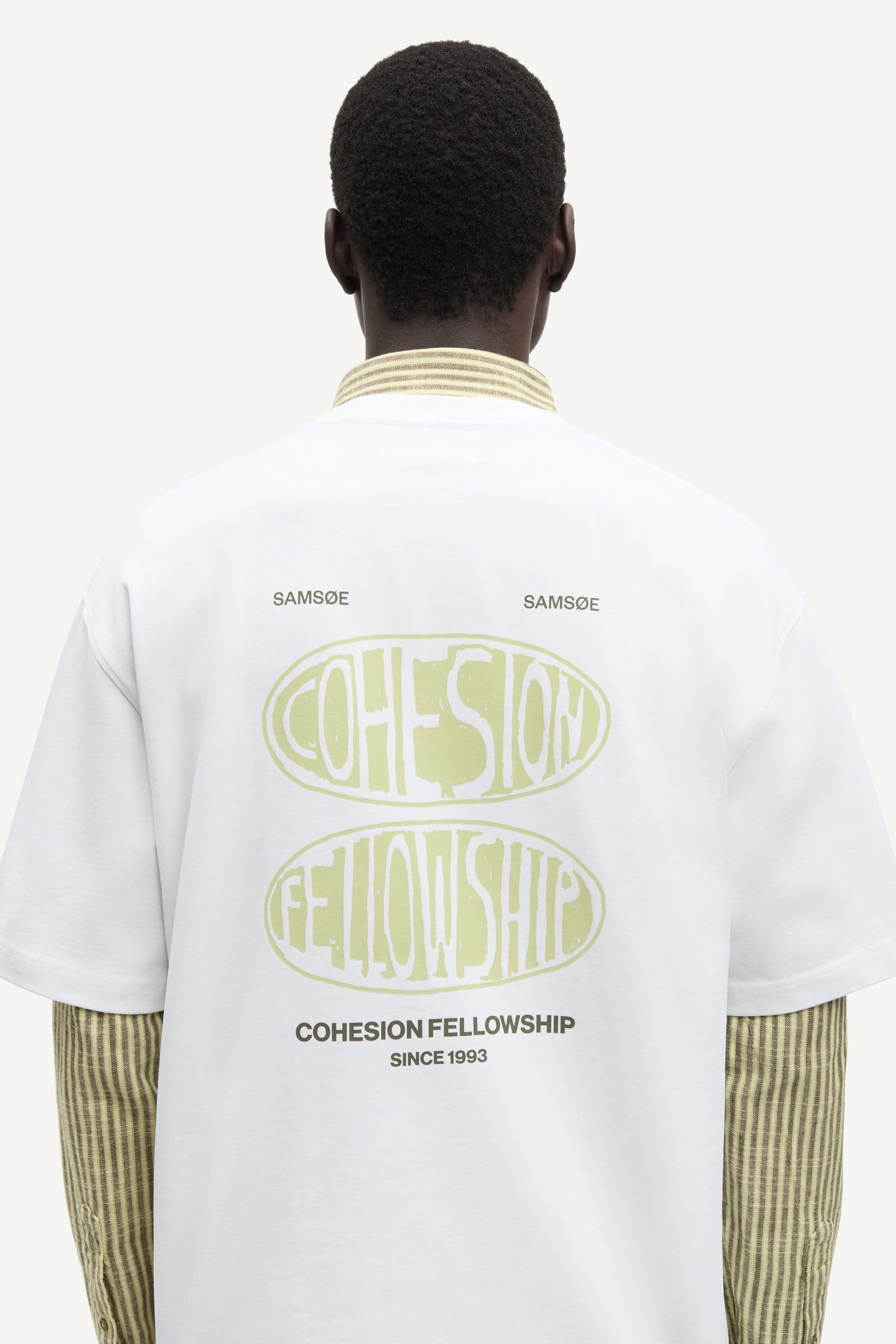 Sacohen t-shirt 11725 Green Stamp