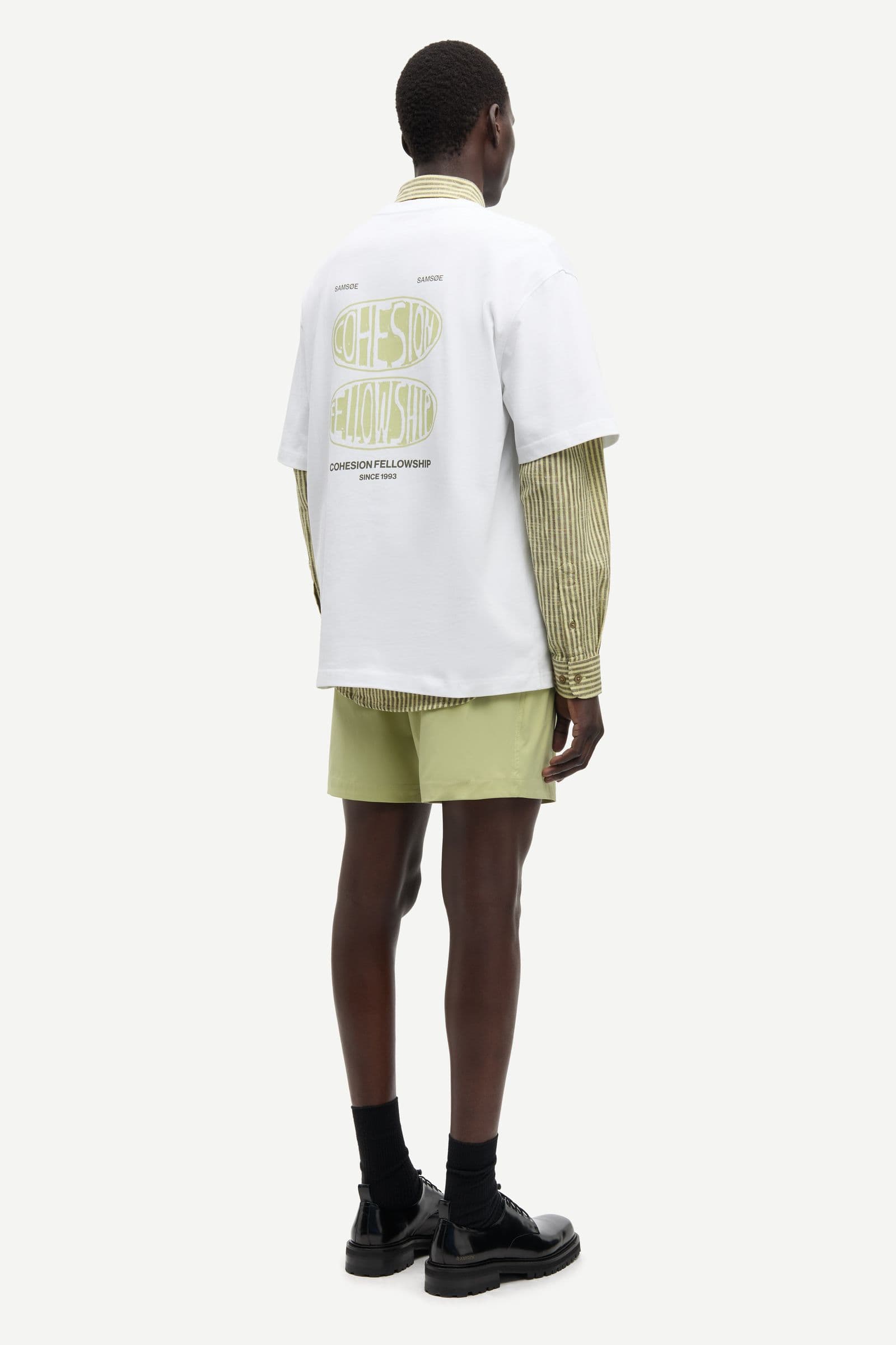 Sacohen t-shirt 11725 Green Stamp