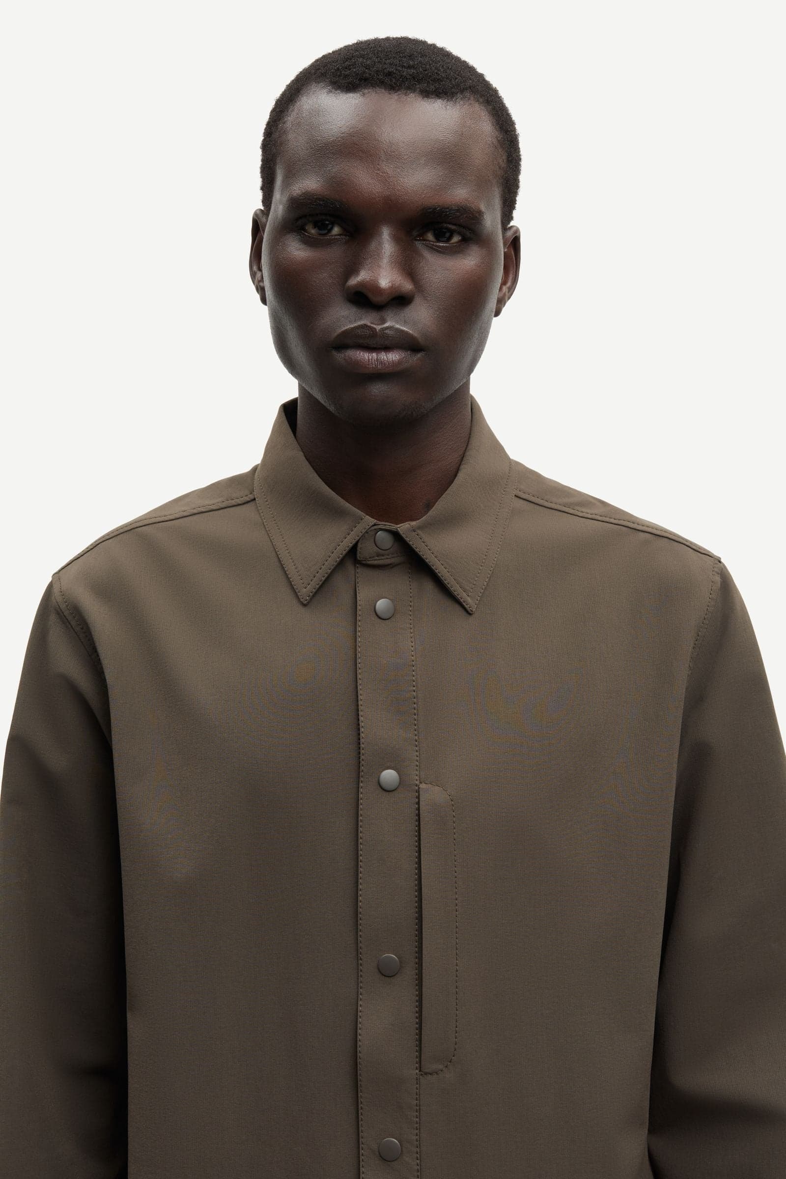 Sadamon X overshirt 15913 Black Olive