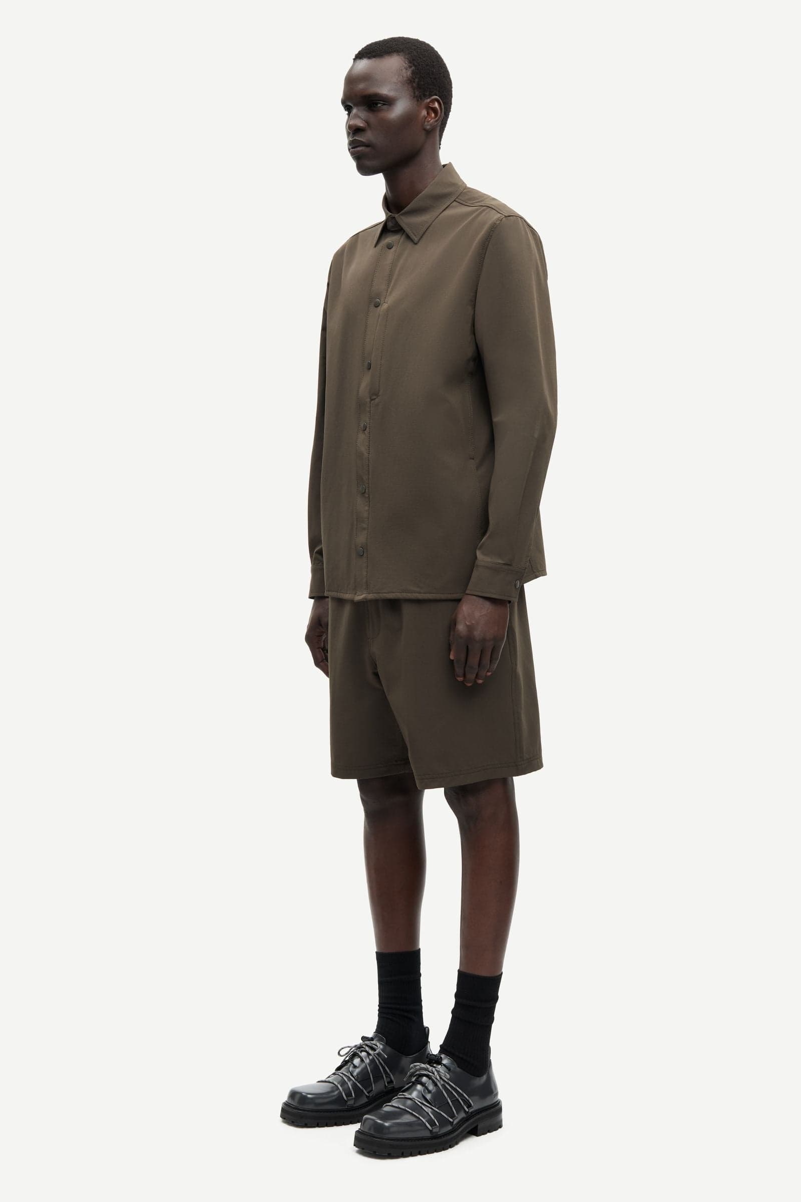 Sadamon X overshirt 15913 Black Olive