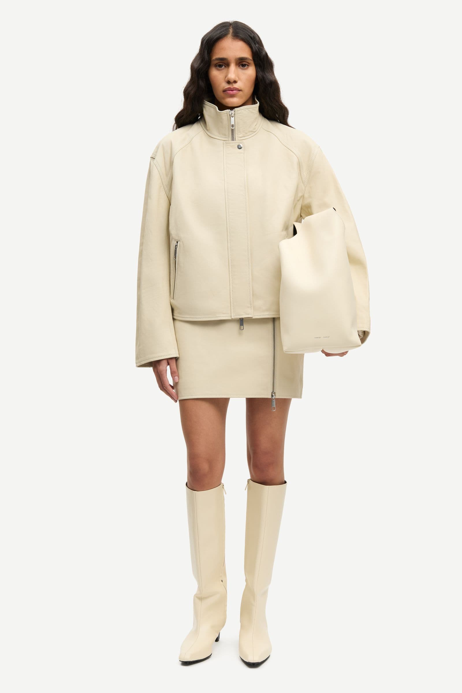 Satia skirt 15926 Bone White