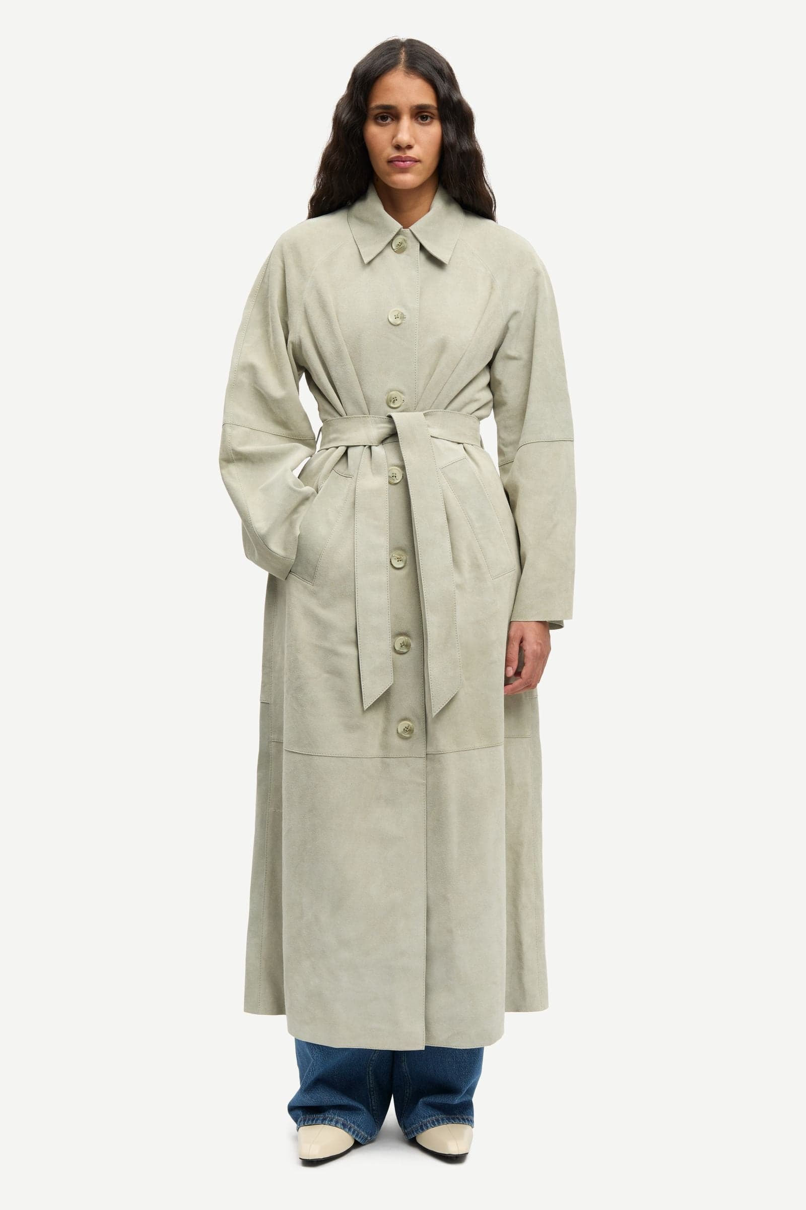 Sarae coat 15927 Ethereal Green