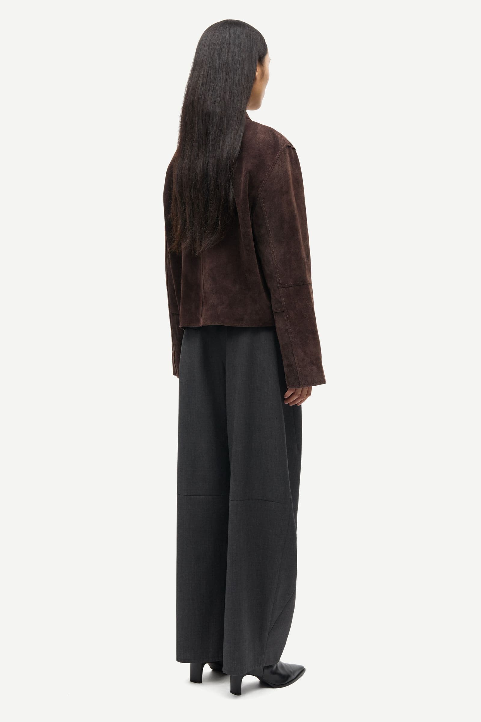 Salylo suede jacket 15927 Black Coffee