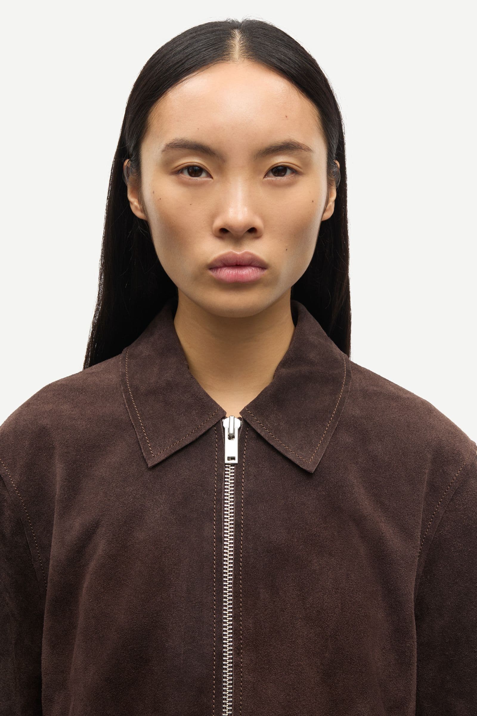 Salylo suede jacket 15927 Black Coffee