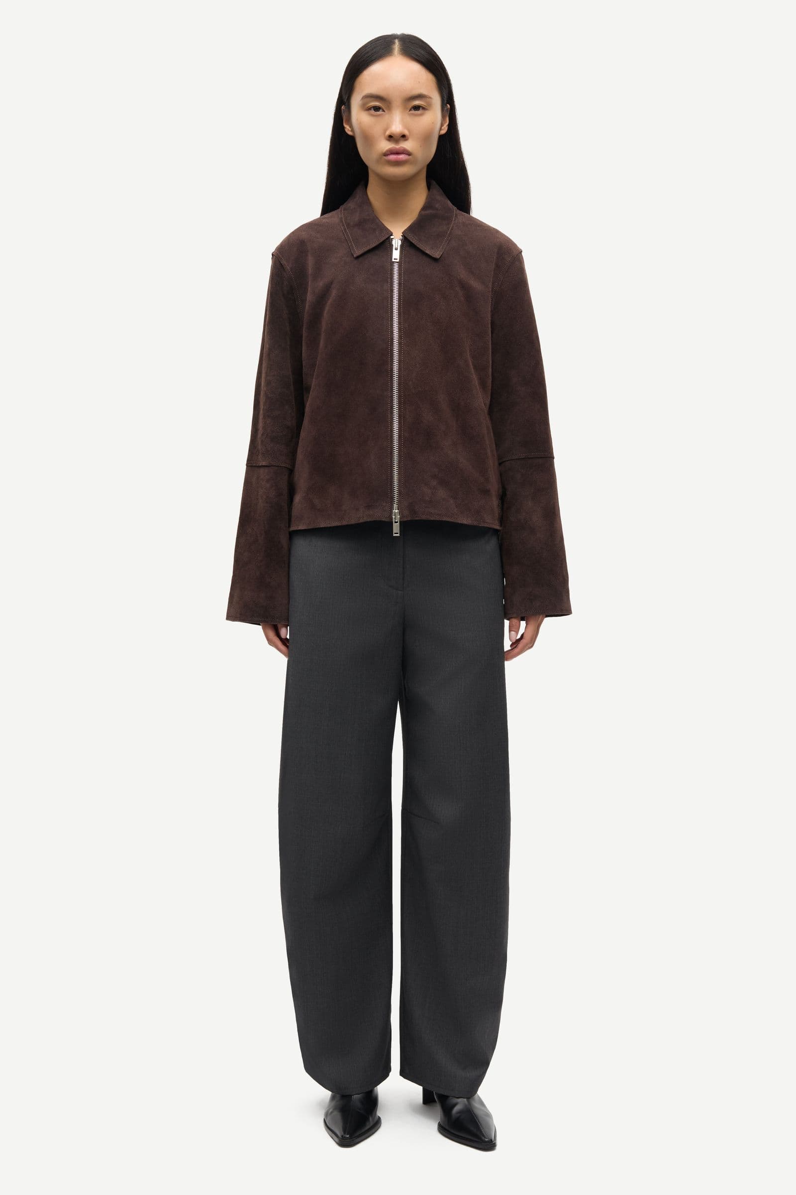 Salylo suede jacket 15927 Black Coffee