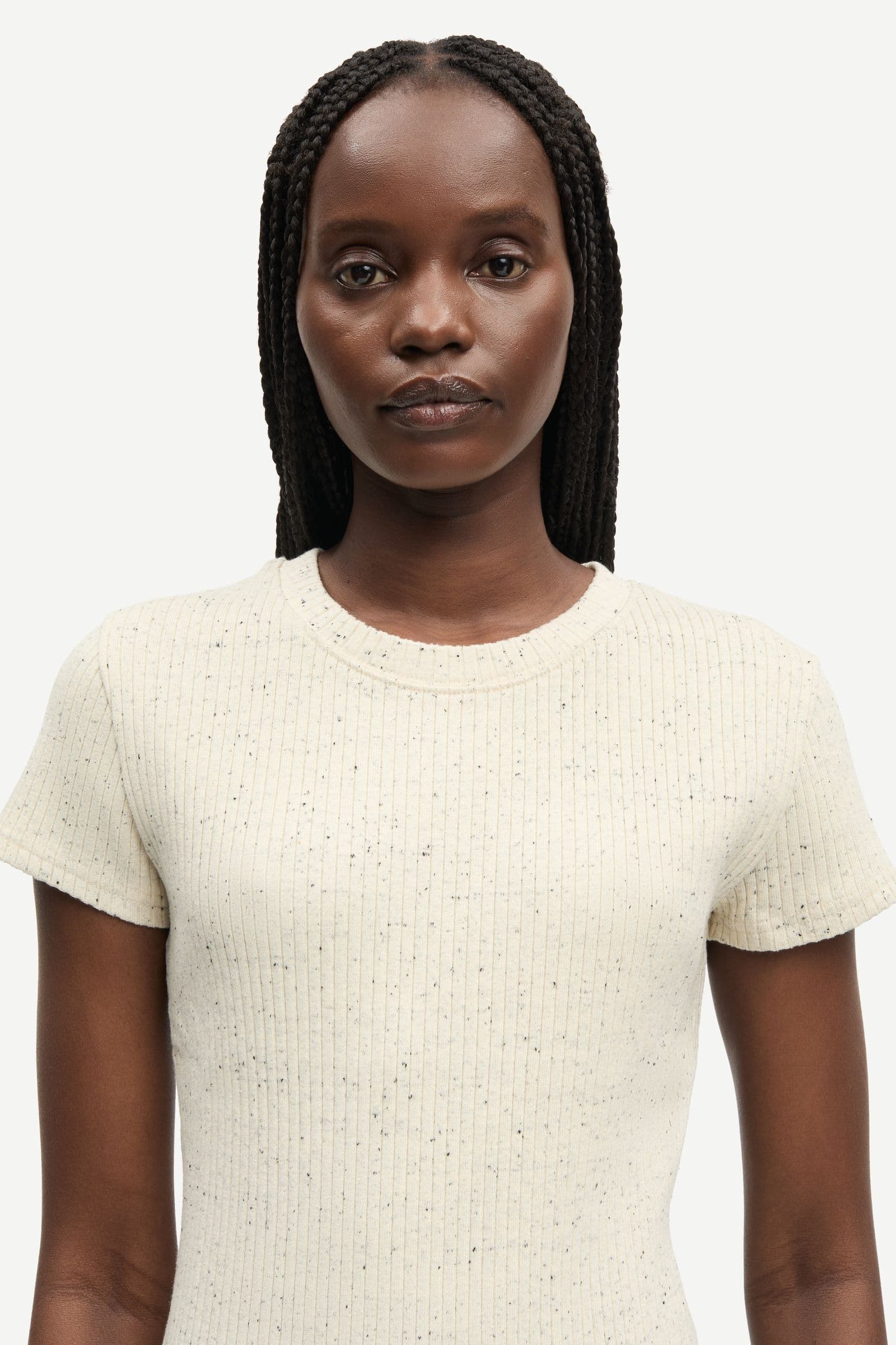 Sanell t-shirt 15903 Egret mel.