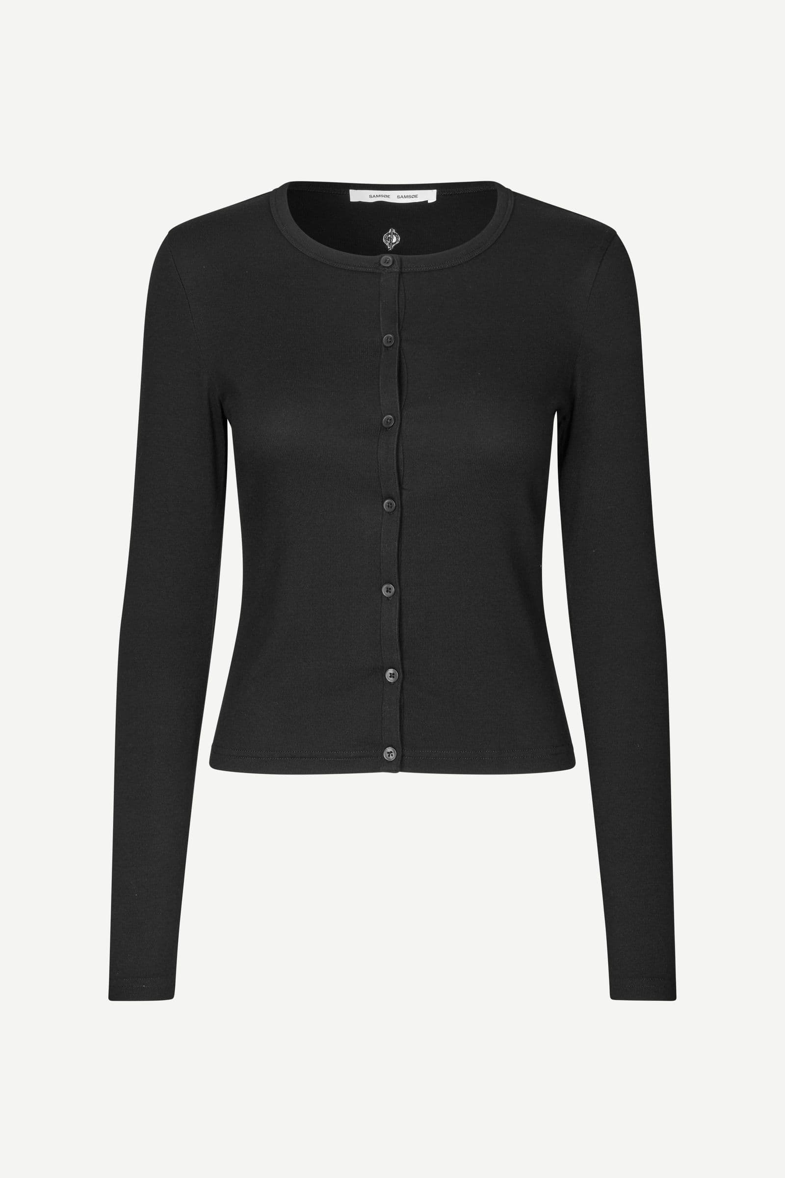 Saalexo LS cardigan 7542 Black